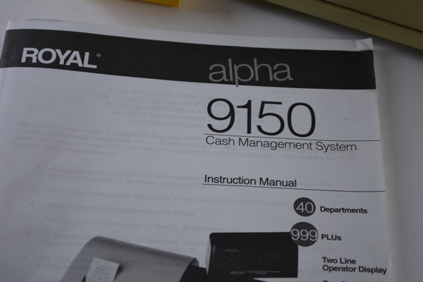 Royal Alpha Cash Register 9150