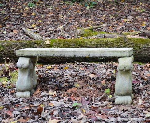 Concrete Bunny Bench