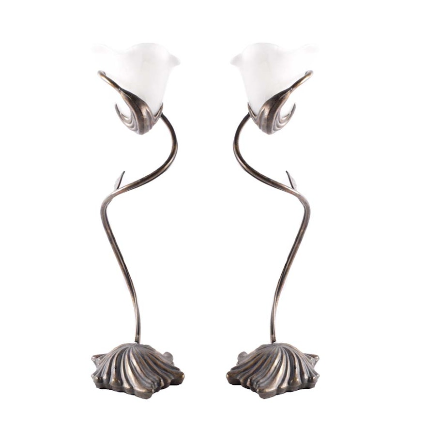 Art Nouveau Style Table Lamps