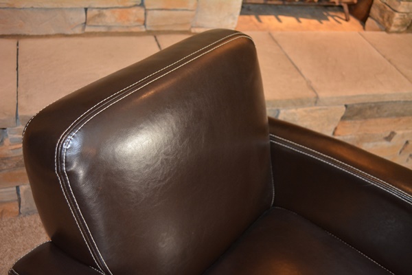 Bernhardt Brown Leather Club Chair