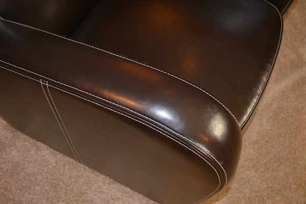 Bernhardt Brown Leather Club Chair