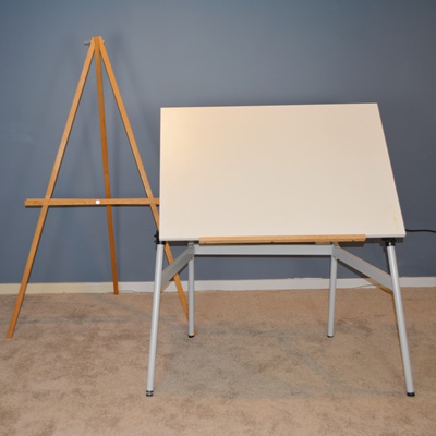 Artist Easel and Drafting Table