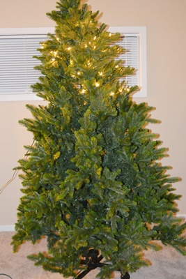 Frontgate 7' Faux Christmas Tree With Flip-Technology