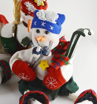 Stuffed Christmas Ornament Collection