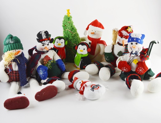 Stuffed Christmas Ornament Collection