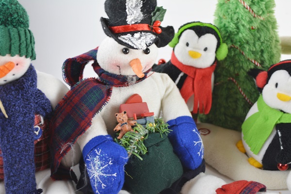 Stuffed Christmas Ornament Collection