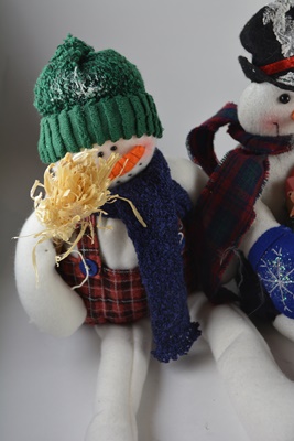 Stuffed Christmas Ornament Collection