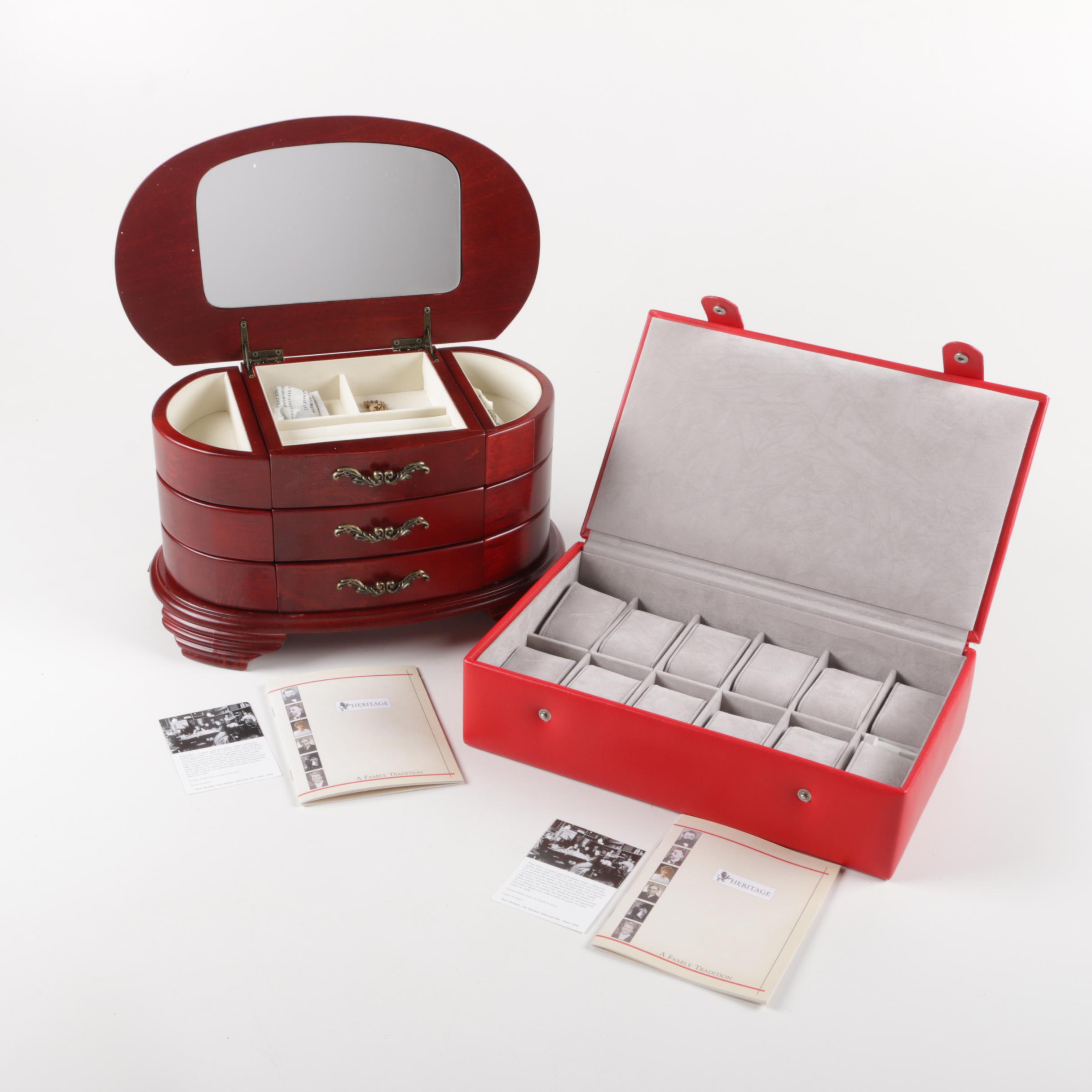 Pairing of Heritage Jewelry Boxes