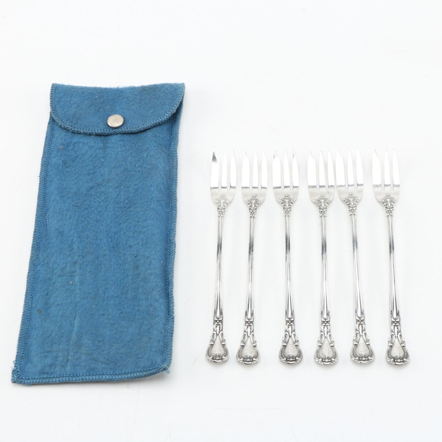 Gorham "Chantilly" Sterling Silver Cocktail Forks