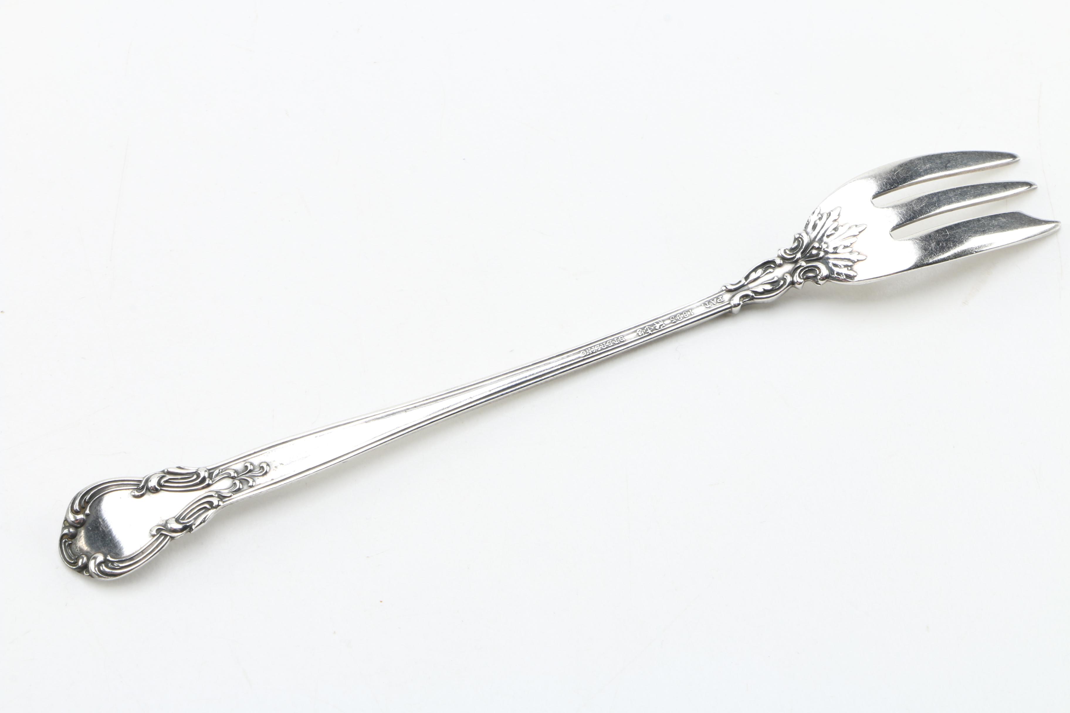 Gorham "Chantilly" Sterling Silver Cocktail Forks