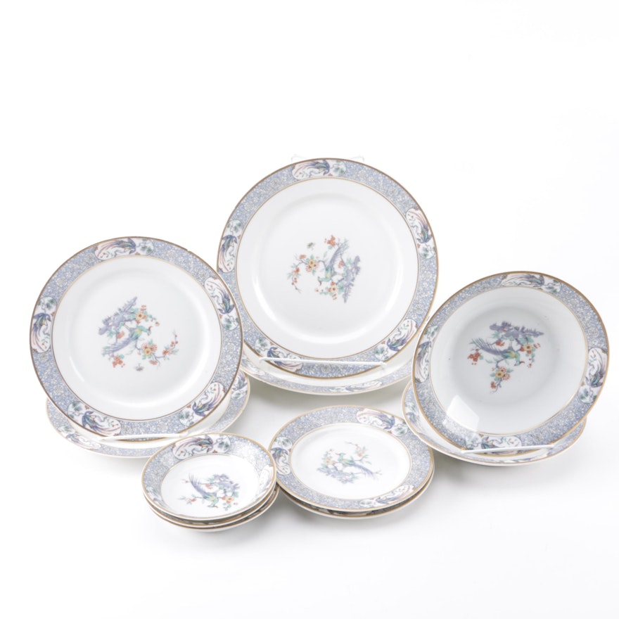 Early 20th Century Theodore Haviland Limoges "Rajah" Porcelain Tableware