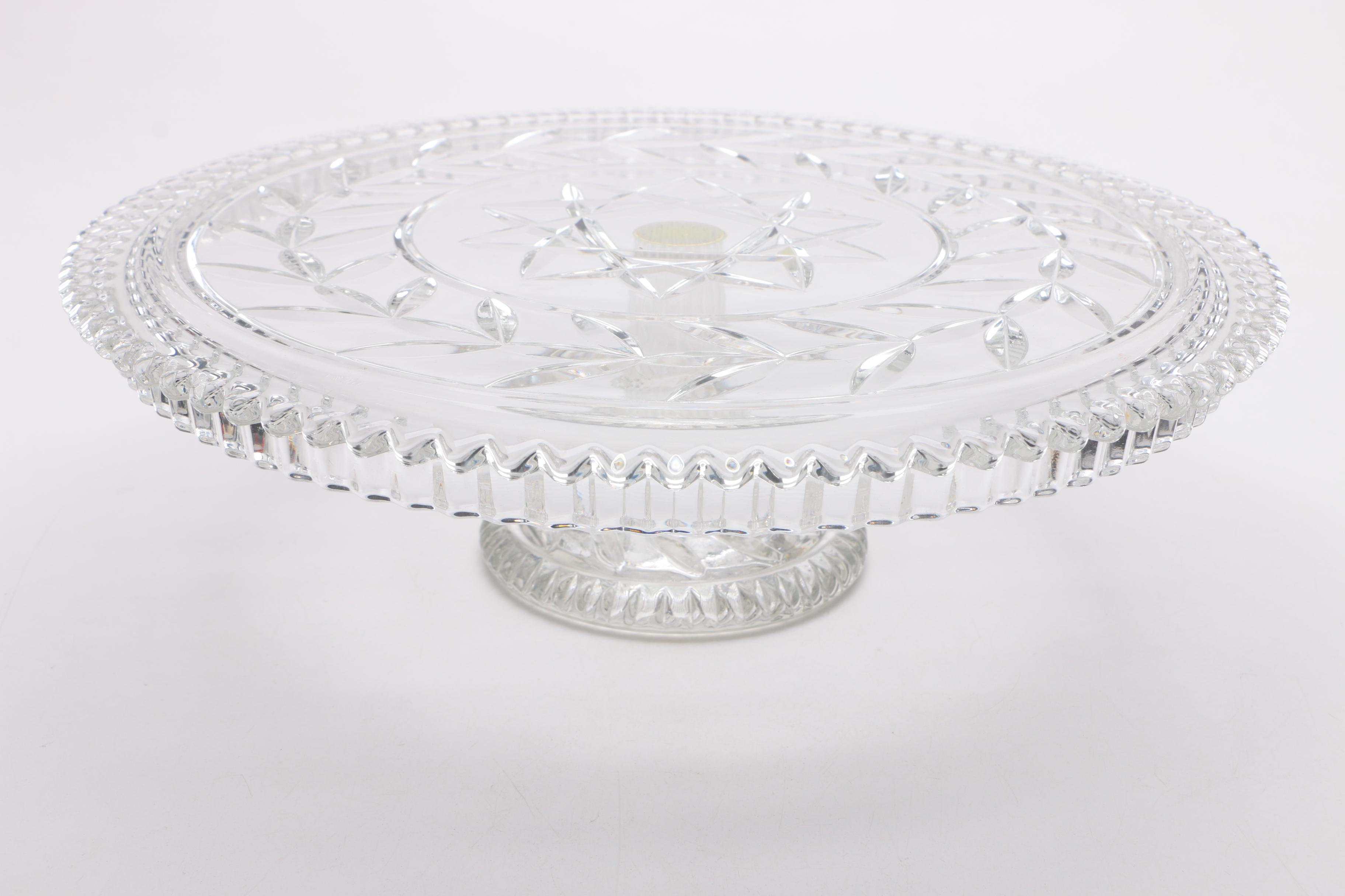 Collection of Silver Plate, Crystal, and Glass Tableware Including Godinger