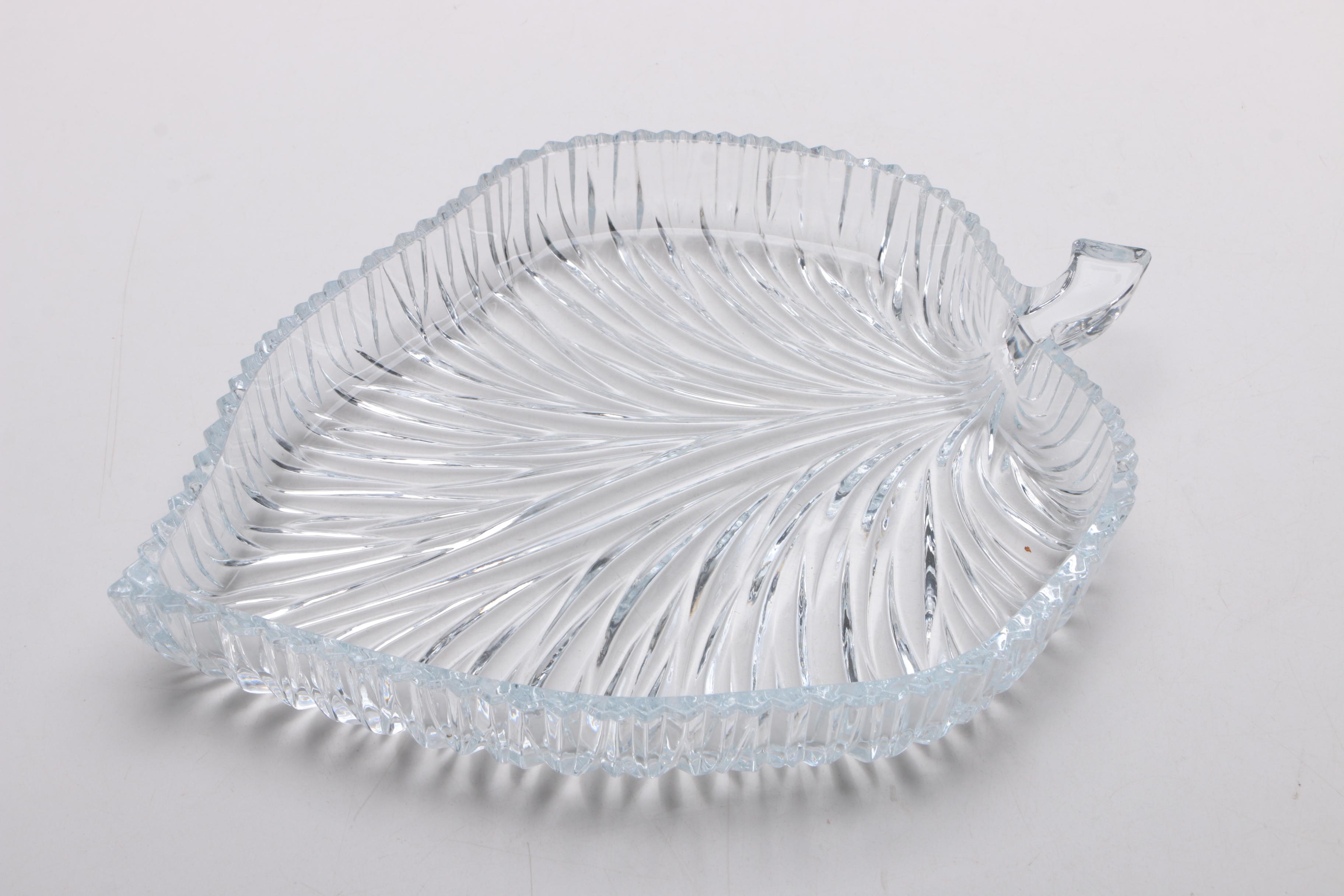 Collection of Silver Plate, Crystal, and Glass Tableware Including Godinger