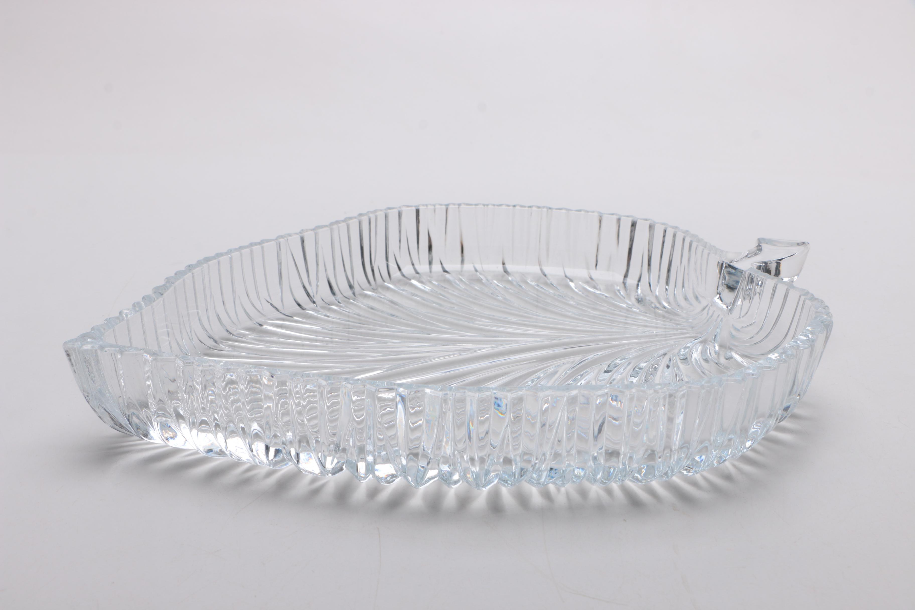 Collection of Silver Plate, Crystal, and Glass Tableware Including Godinger