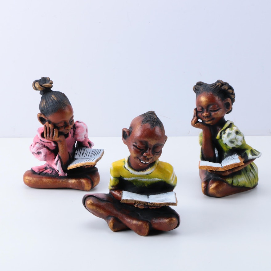 Collection of Ceramic Children Figurines