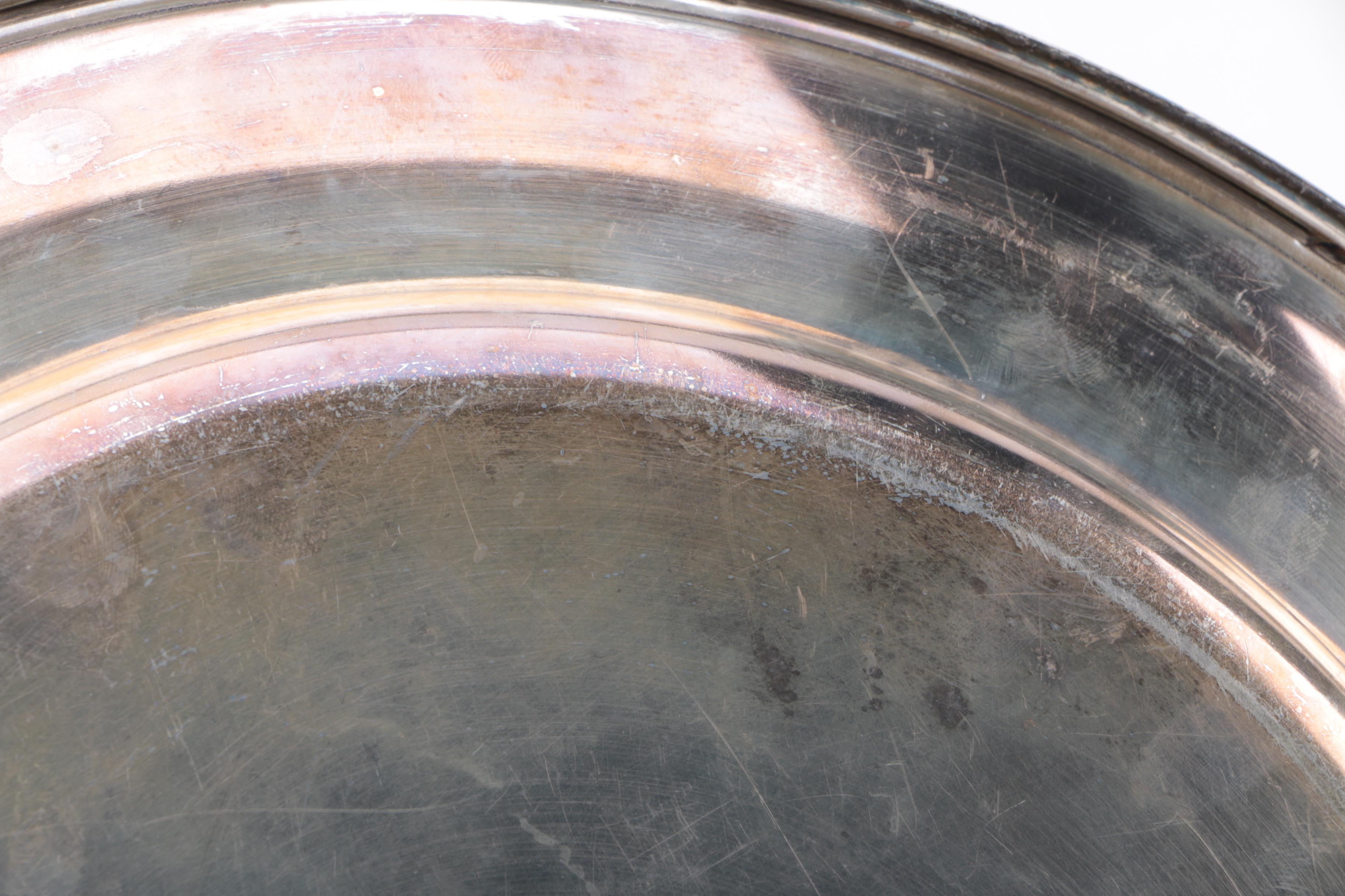 Assortment of Swedish and American Silver Plate Serveware