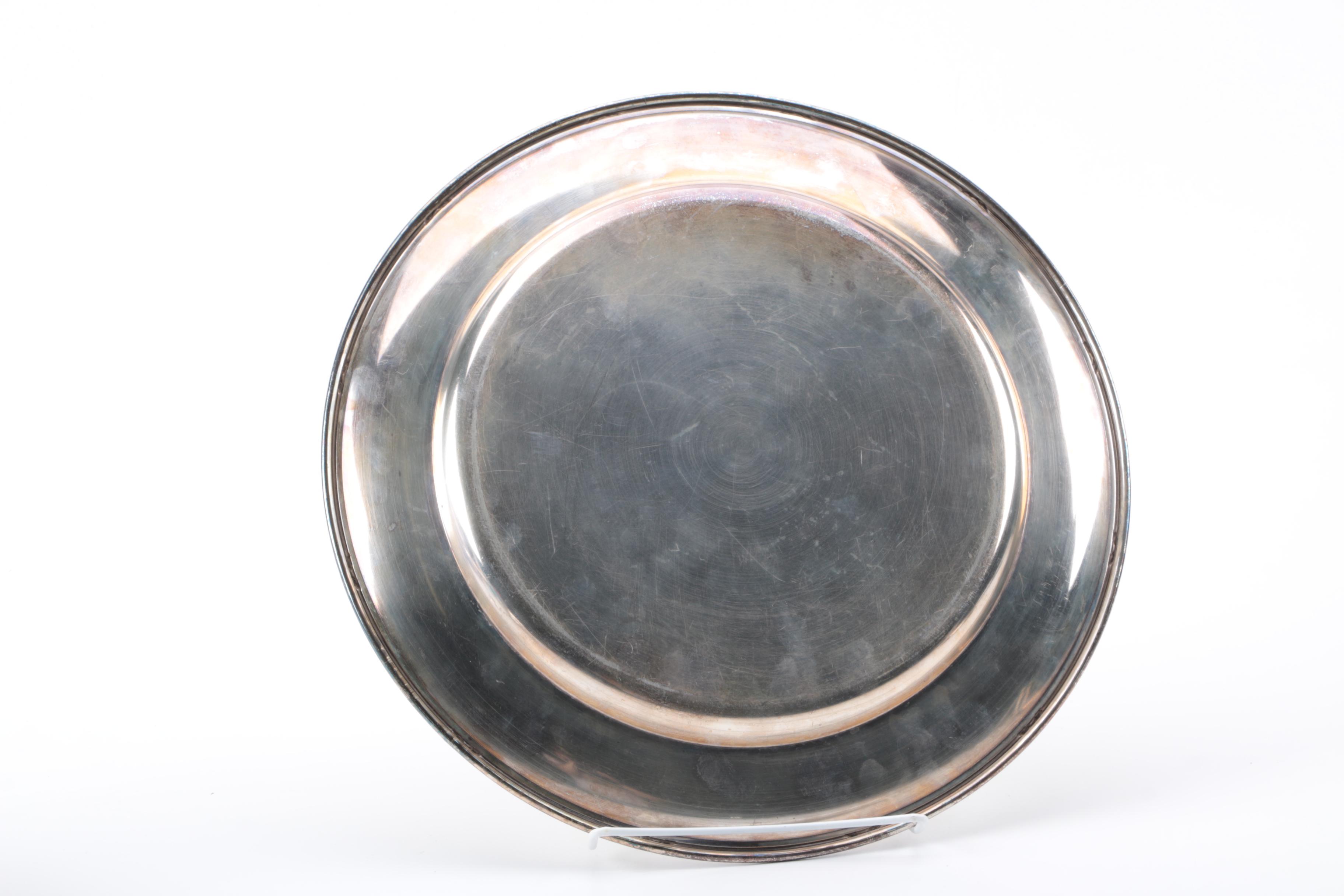 Assortment of Swedish and American Silver Plate Serveware