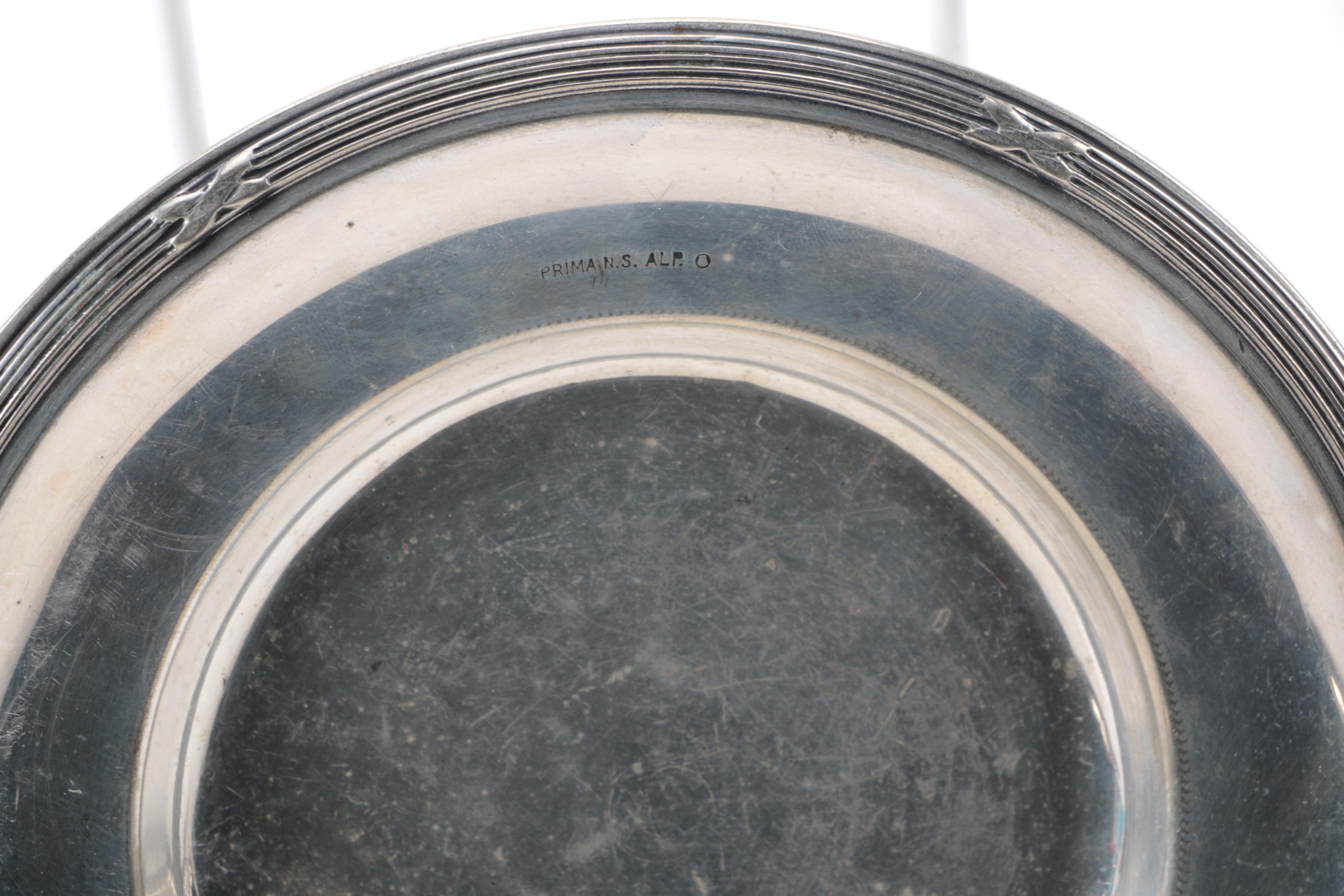 Assortment of Swedish and American Silver Plate Serveware