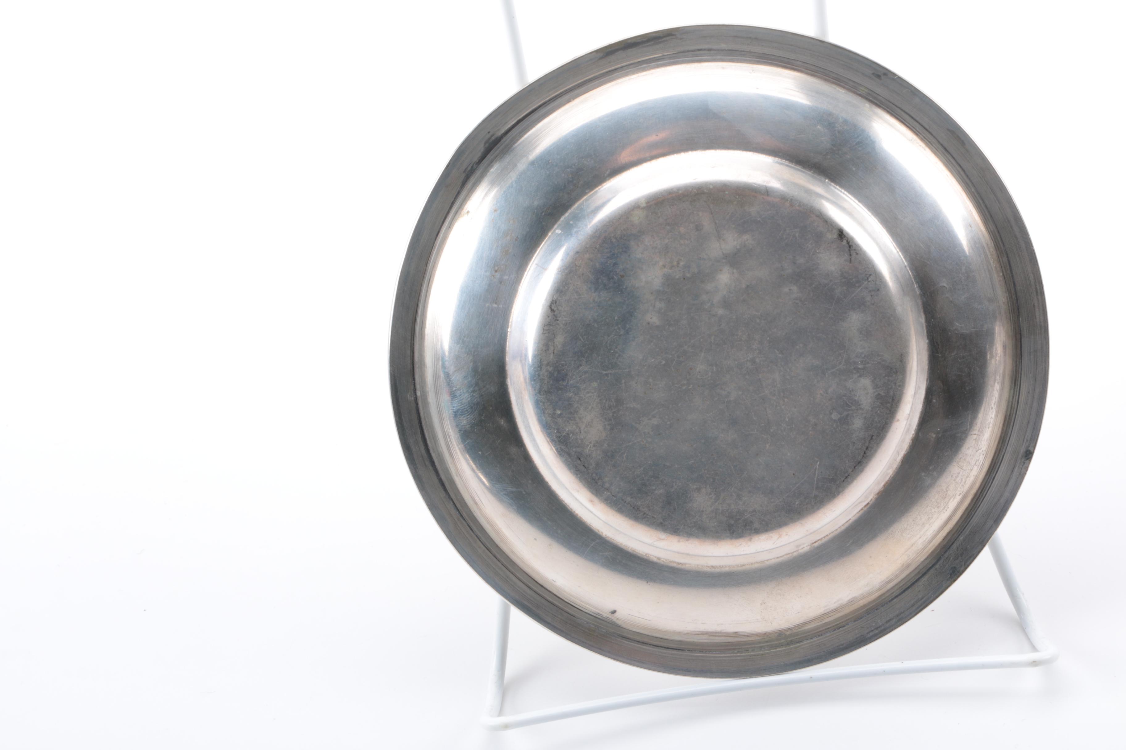 Assortment of Swedish and American Silver Plate Serveware