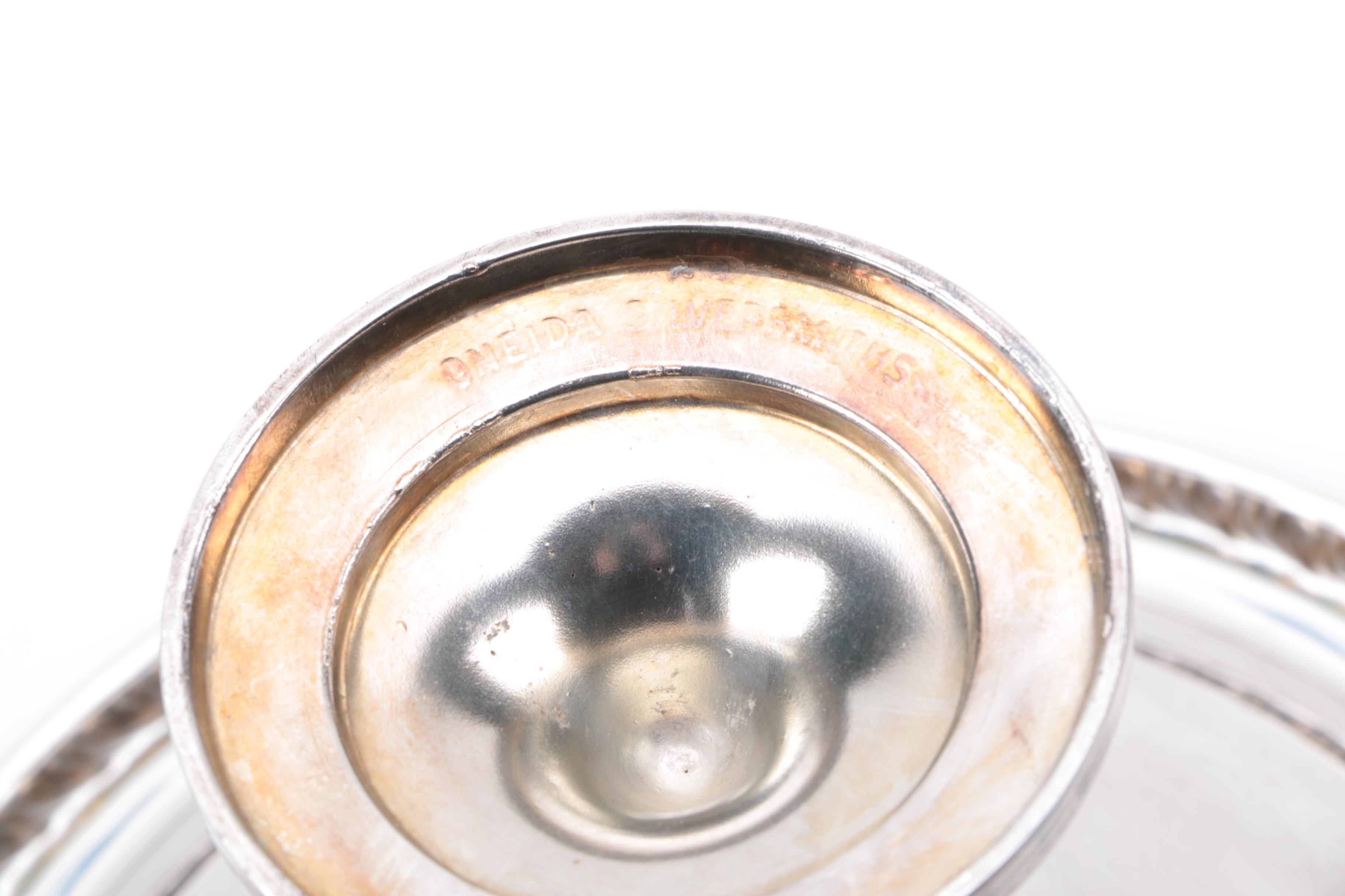 Assortment of Swedish and American Silver Plate Serveware