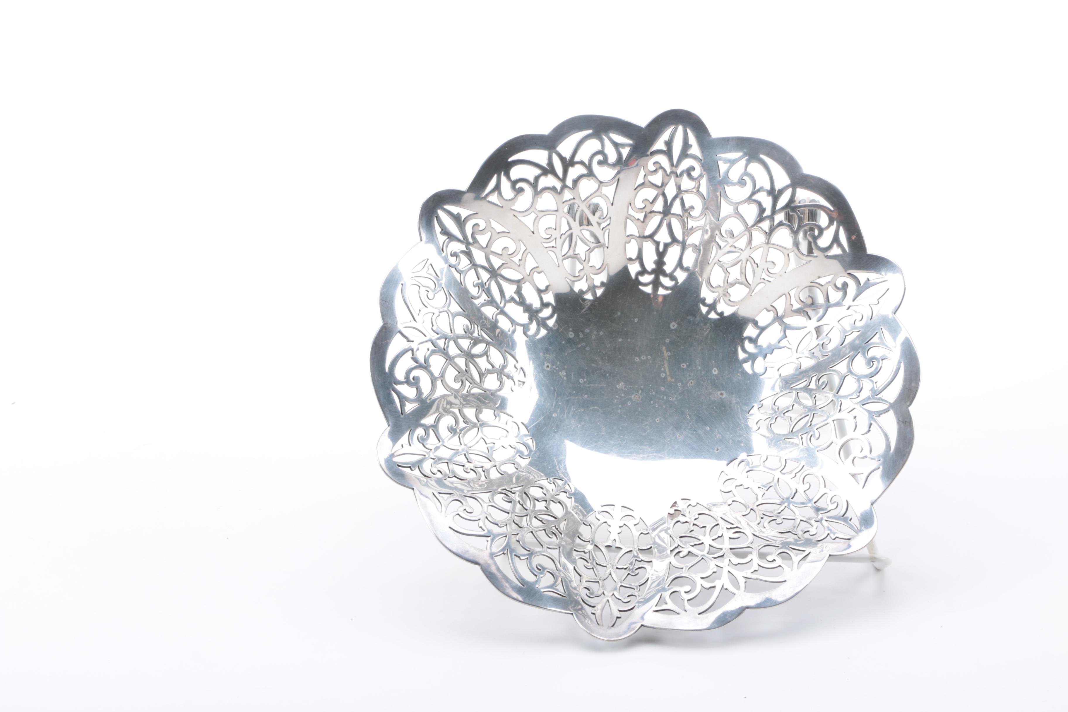 Assortment of Swedish and American Silver Plate Serveware