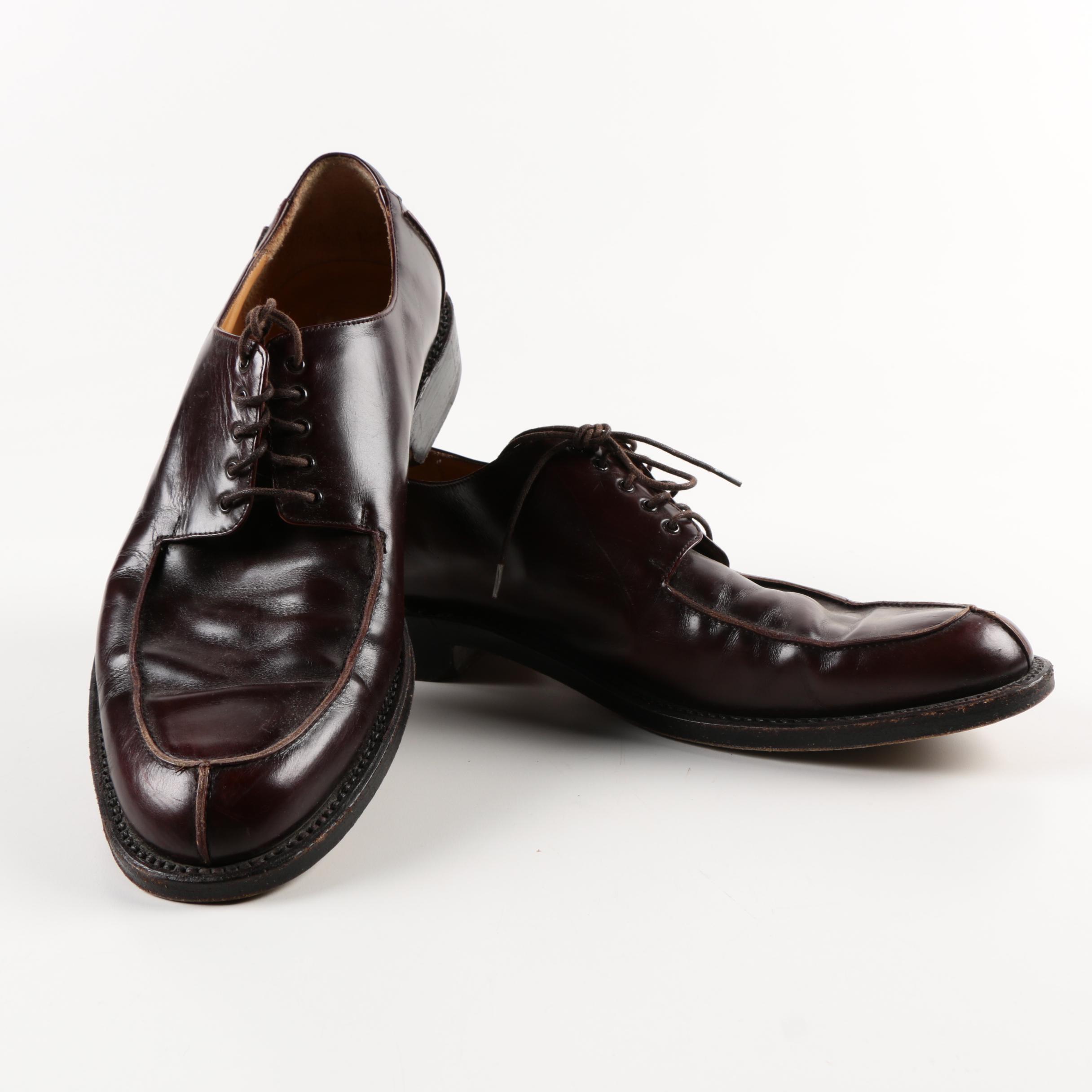 Men's Salvatore Ferragamo Brown Leather Dress Shoes