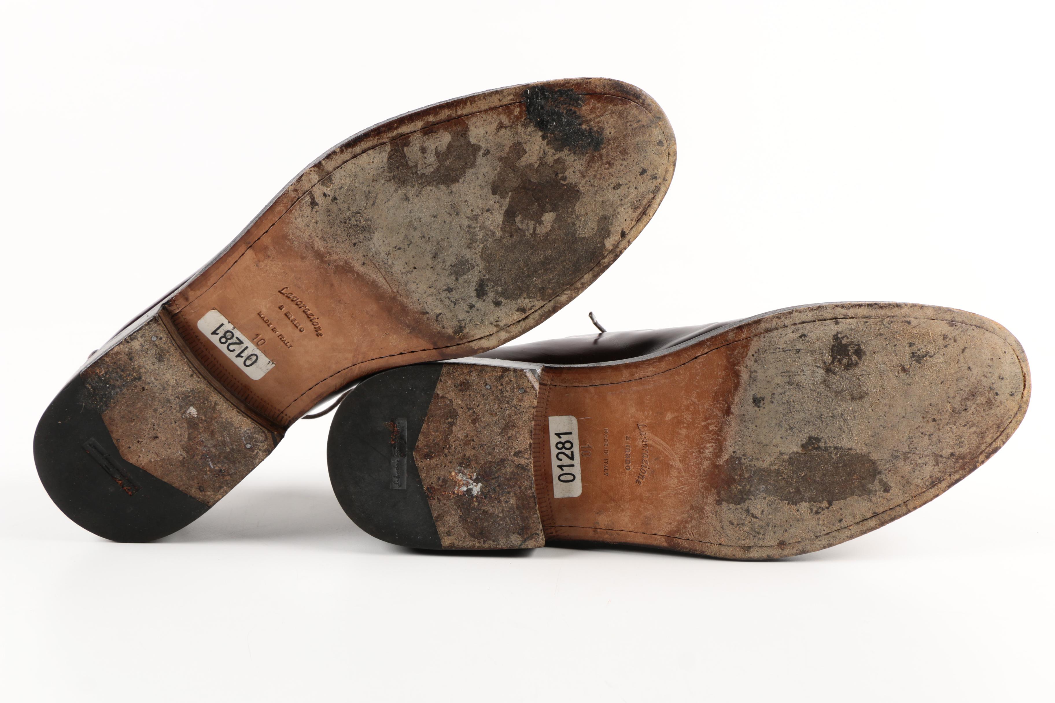 Men's Salvatore Ferragamo Brown Leather Dress Shoes