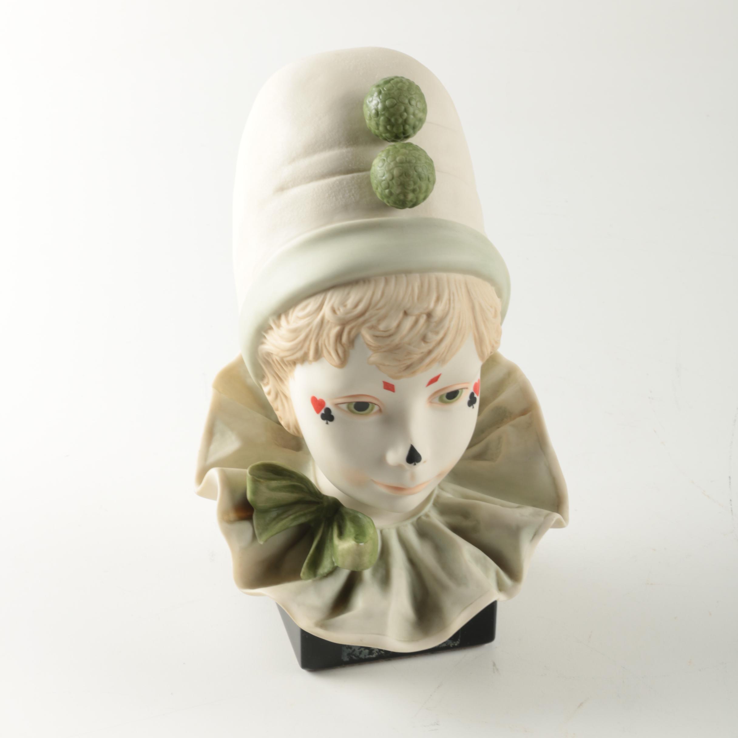 1976 Cybis "Lucky" Bisque Porcelain Child Portrait Bust