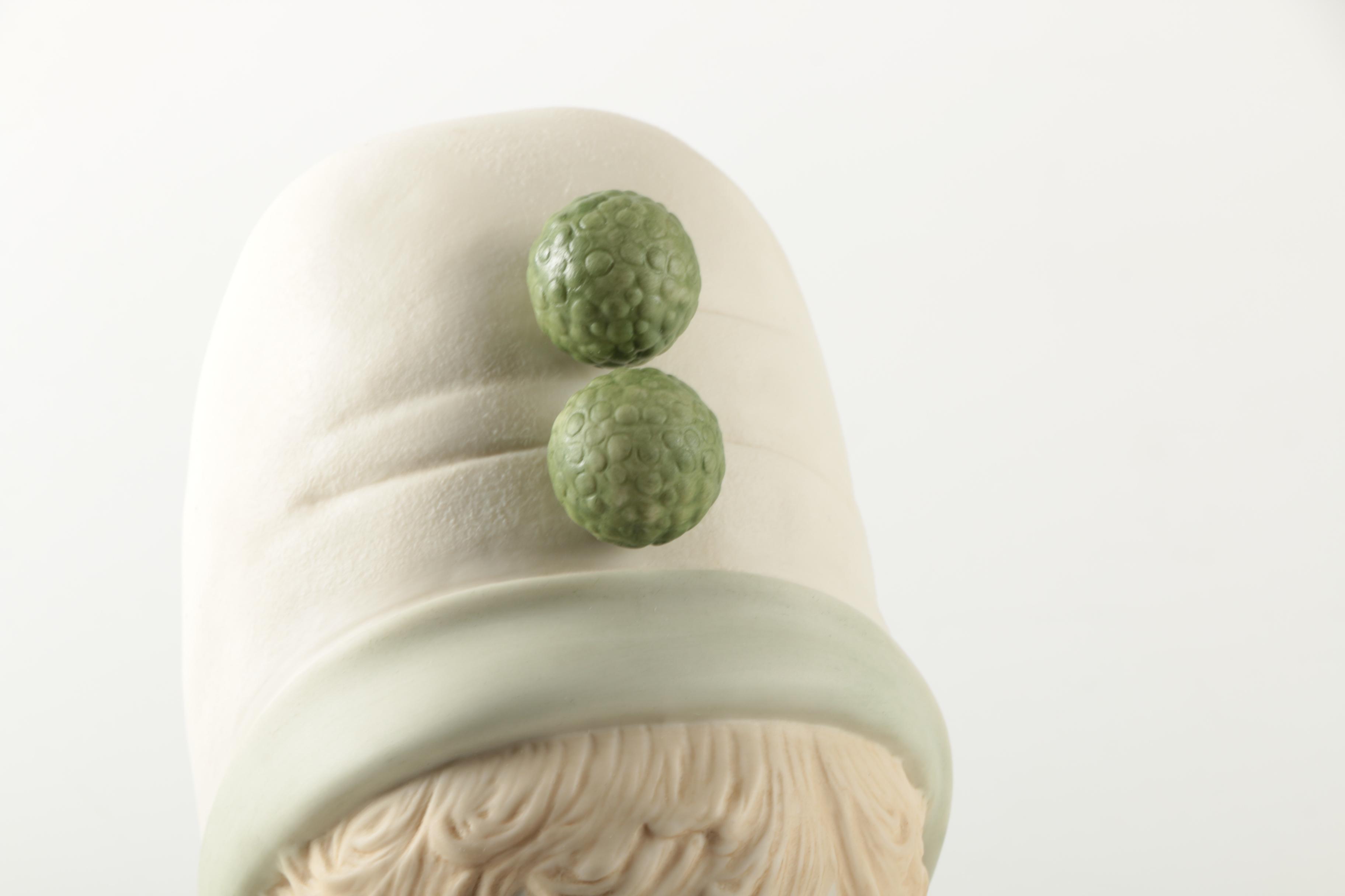 1976 Cybis "Lucky" Bisque Porcelain Child Portrait Bust