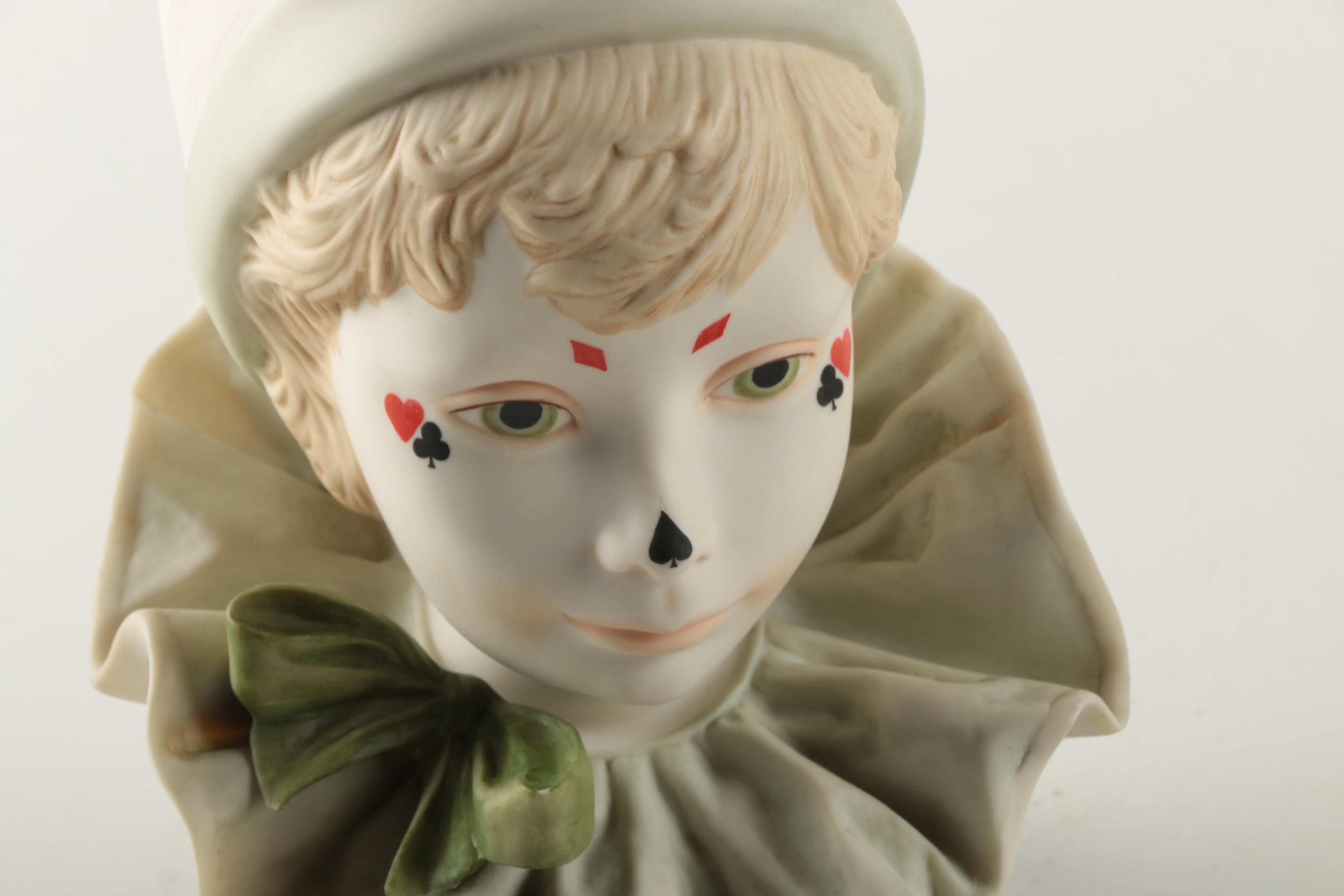 1976 Cybis "Lucky" Bisque Porcelain Child Portrait Bust