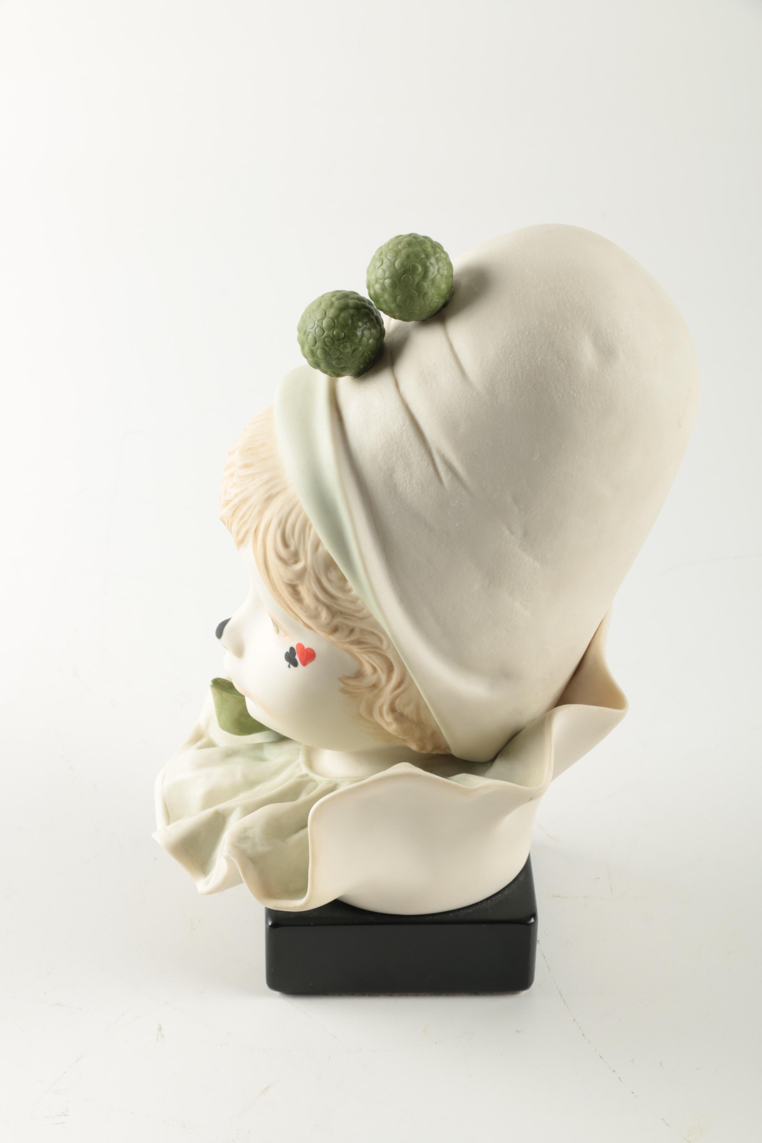 1976 Cybis "Lucky" Bisque Porcelain Child Portrait Bust