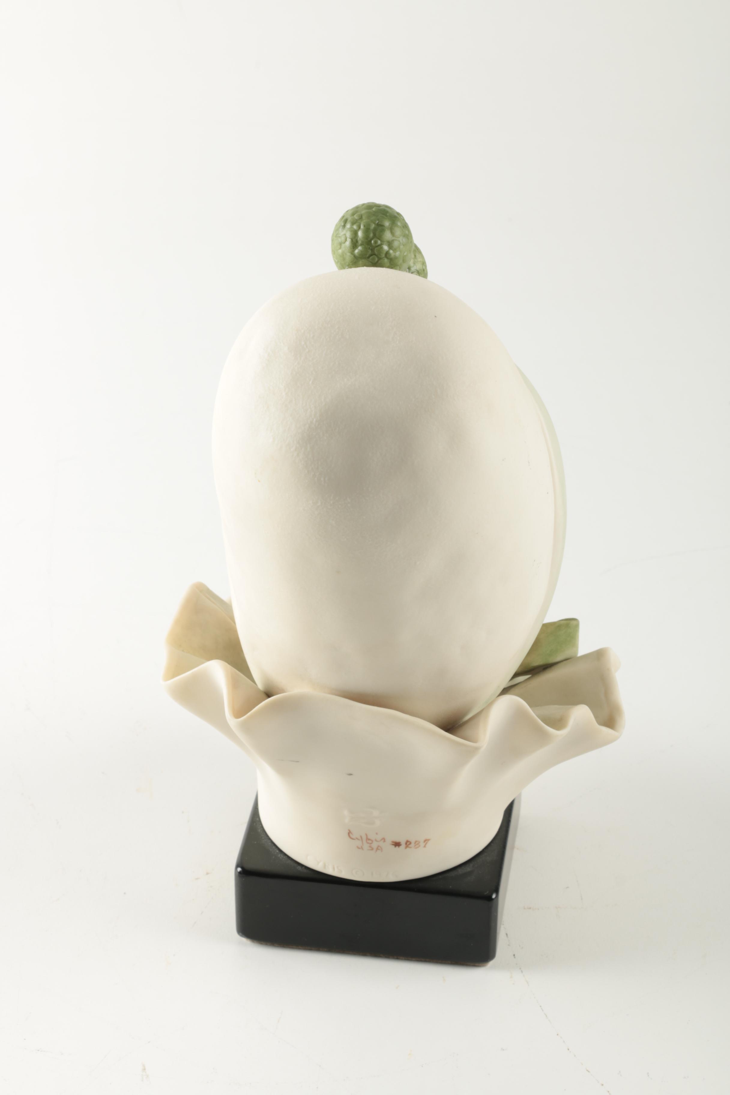 1976 Cybis "Lucky" Bisque Porcelain Child Portrait Bust