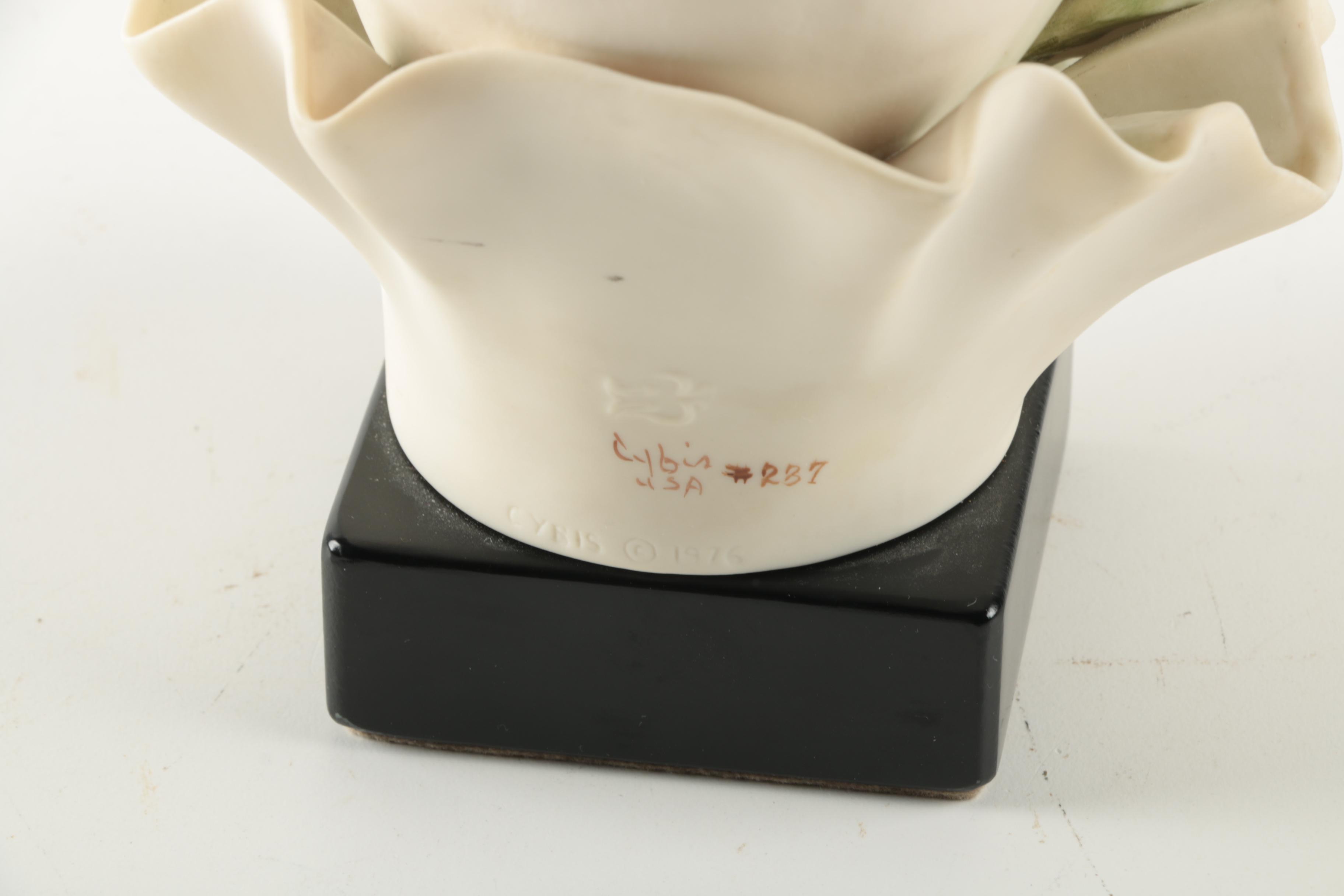 1976 Cybis "Lucky" Bisque Porcelain Child Portrait Bust