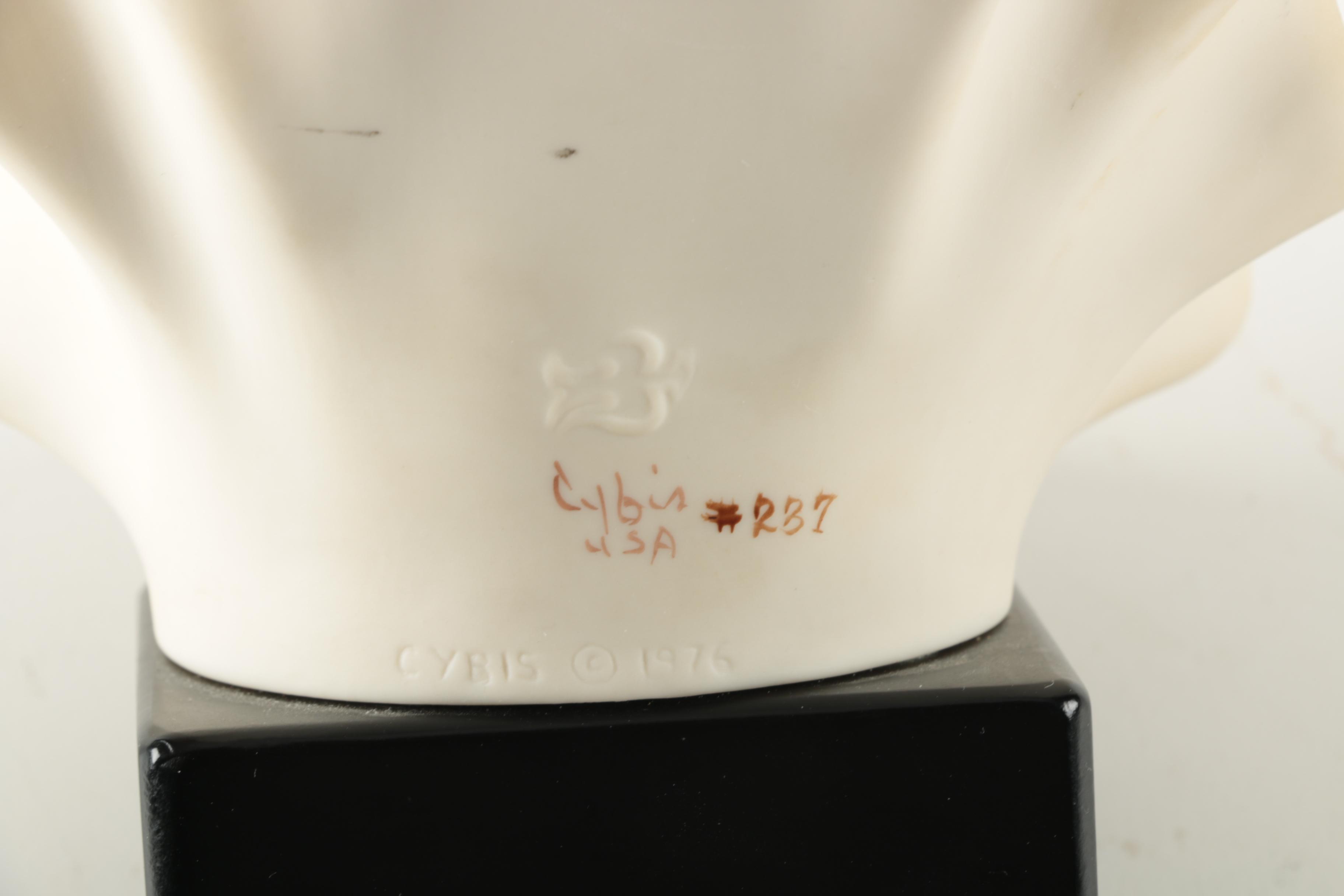 1976 Cybis "Lucky" Bisque Porcelain Child Portrait Bust