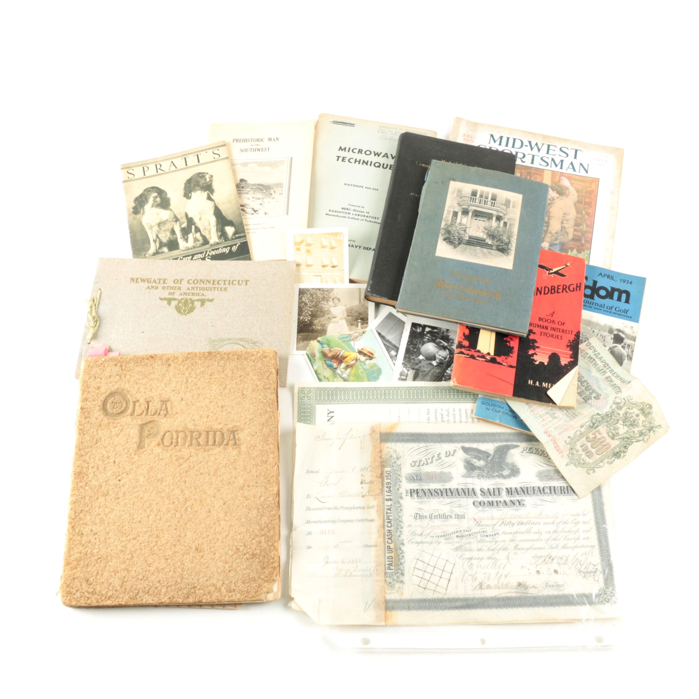 Assortment of Booklets and Ephemera