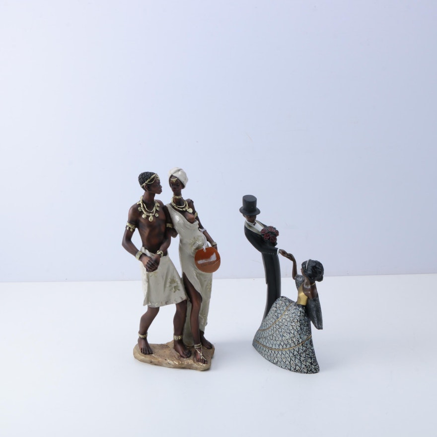 Mahogany Princess and African Inspired Figurines