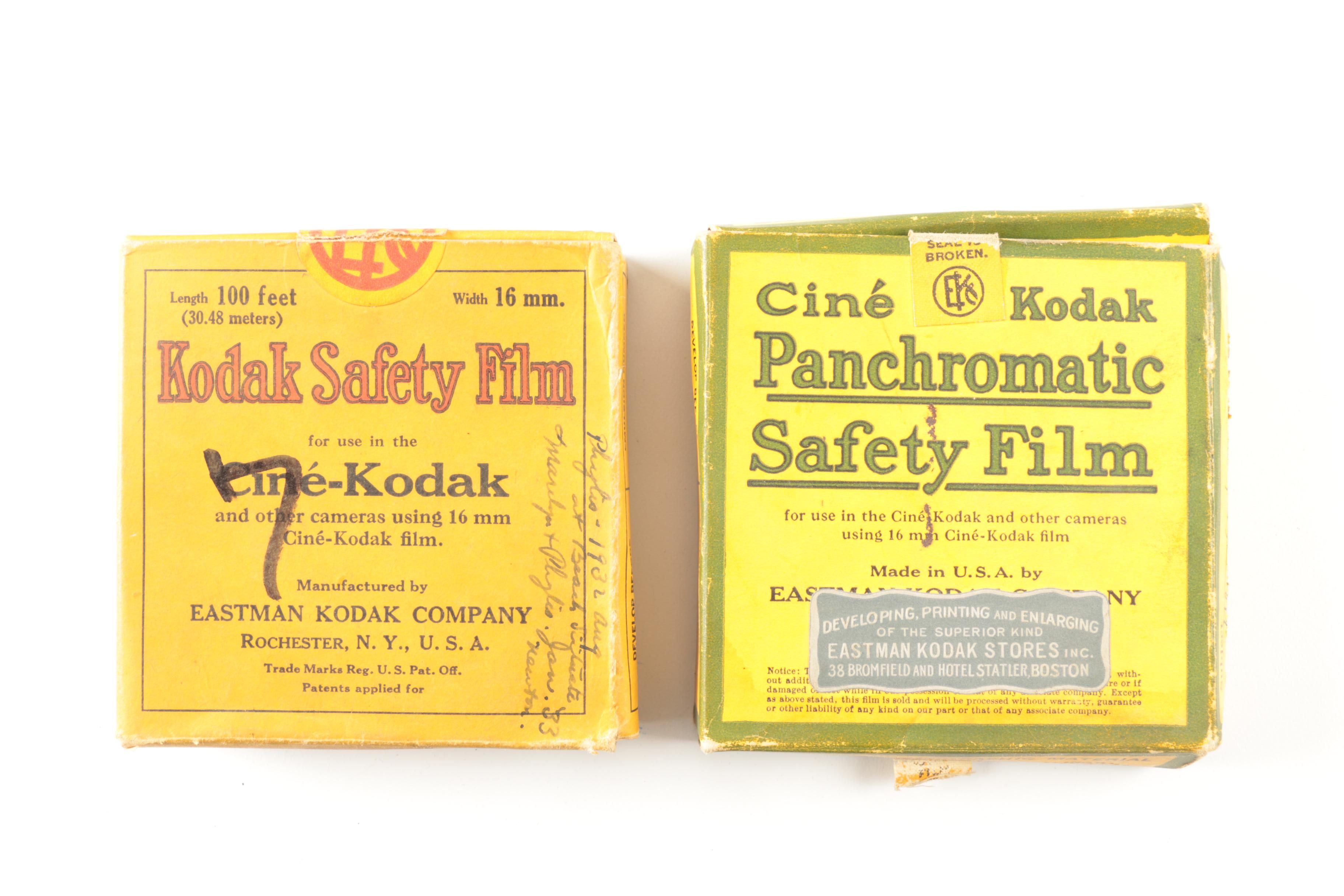 Vintage 16MM Kodak Film Reels and a U.S. Navy Photography Booklet