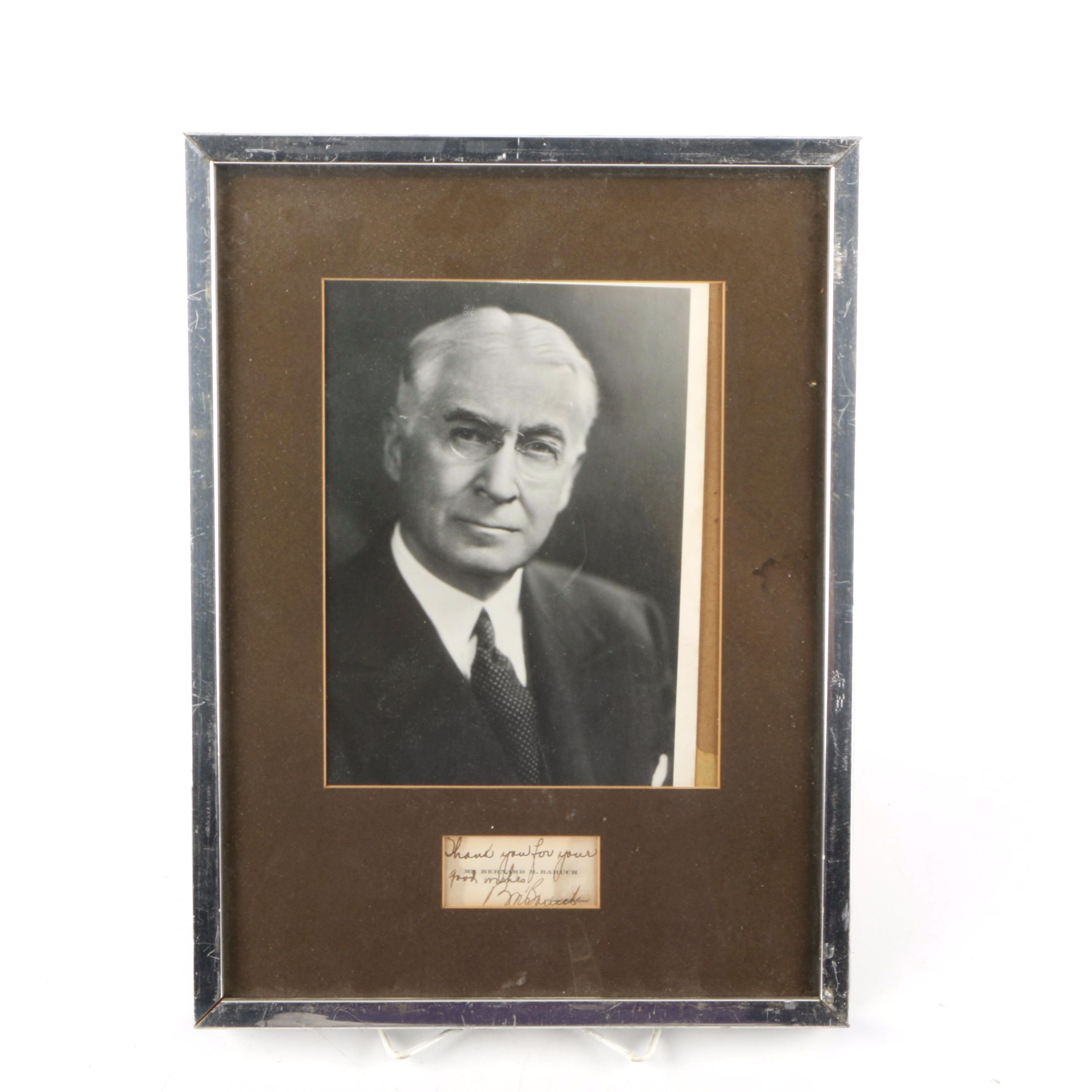 Photograph of Bernard M. Baruch