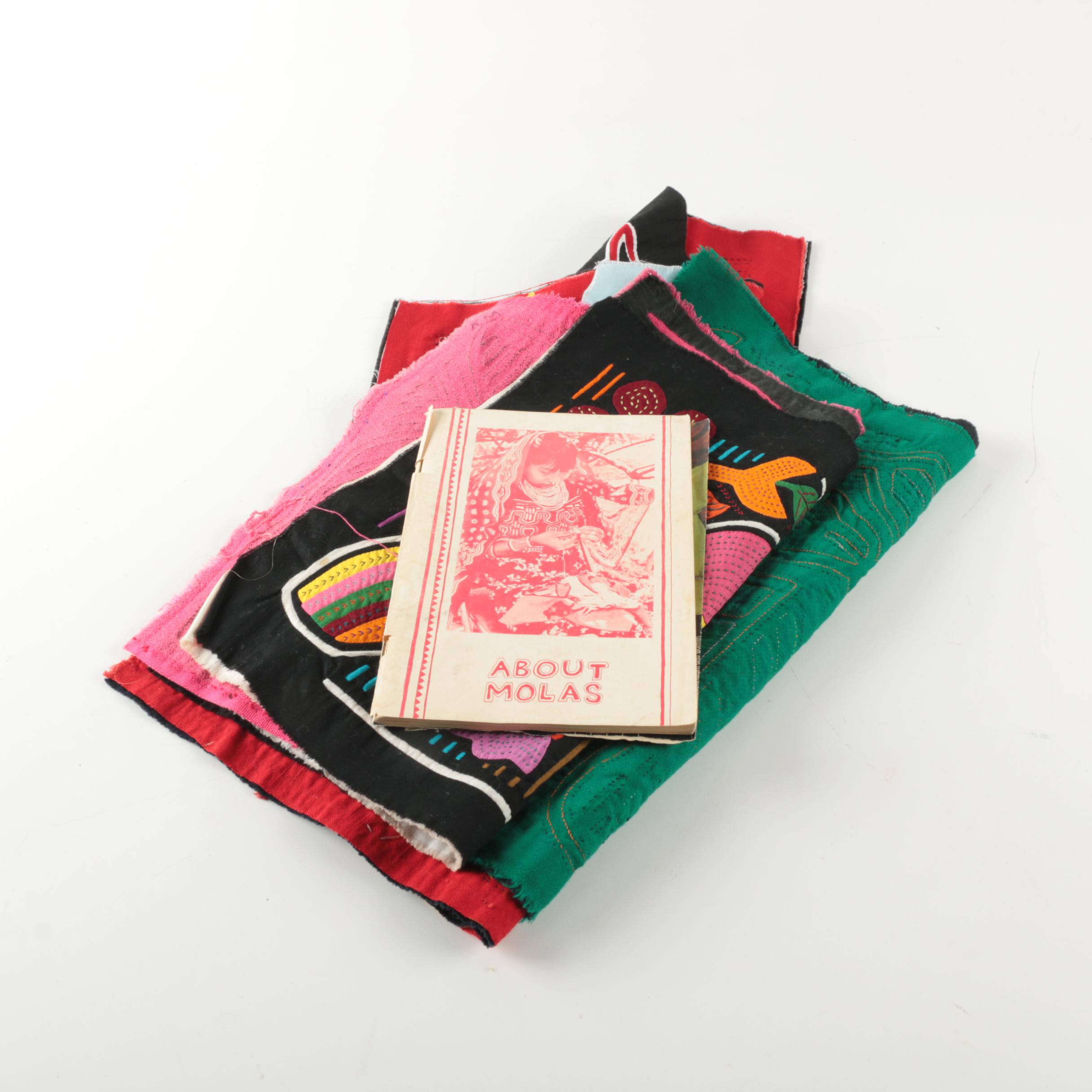 Kuna Mola Textiles and Book "About Molas"
