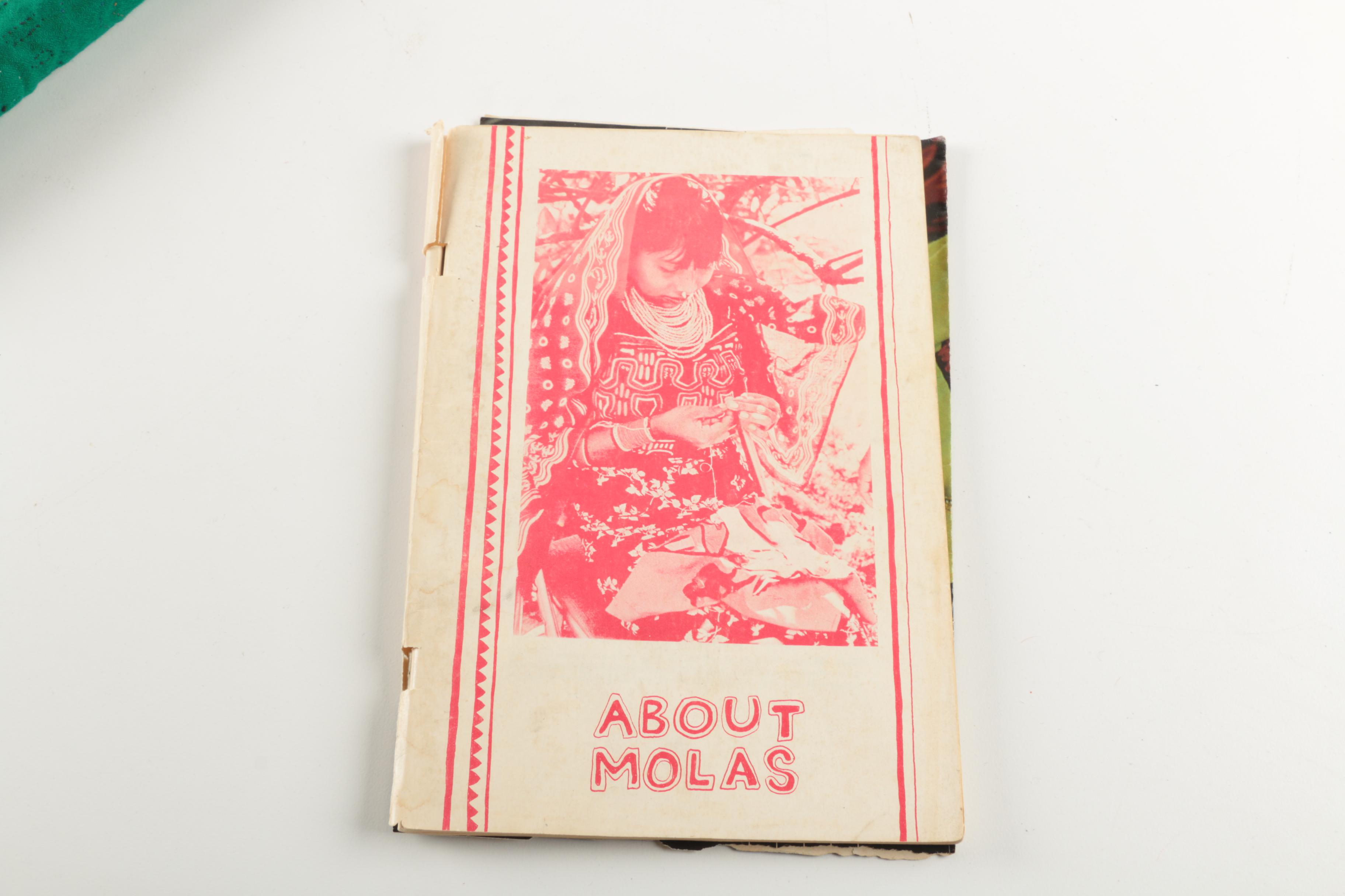 Kuna Mola Textiles and Book "About Molas"