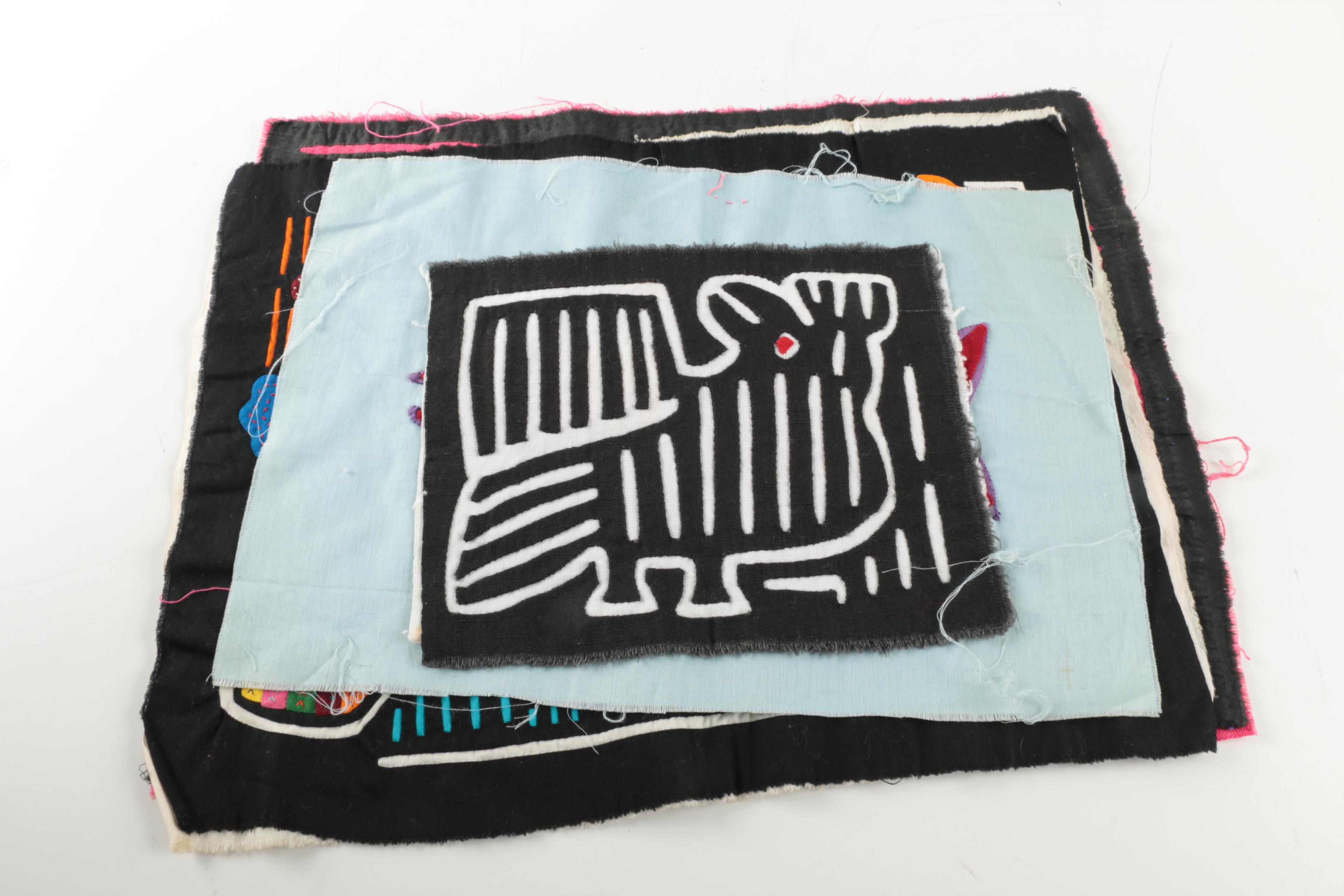 Kuna Mola Textiles and Book "About Molas"