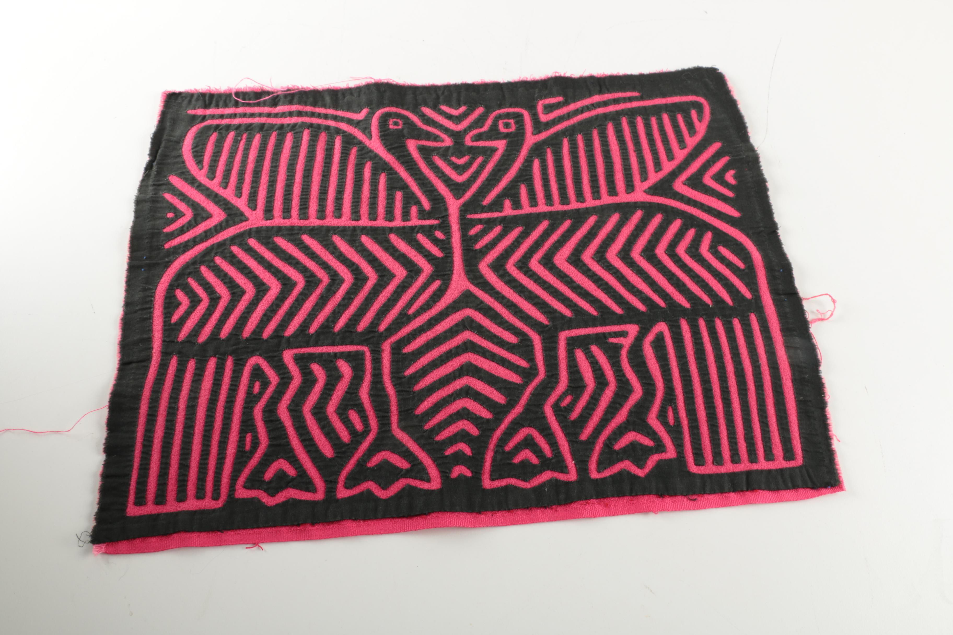Kuna Mola Textiles and Book "About Molas"