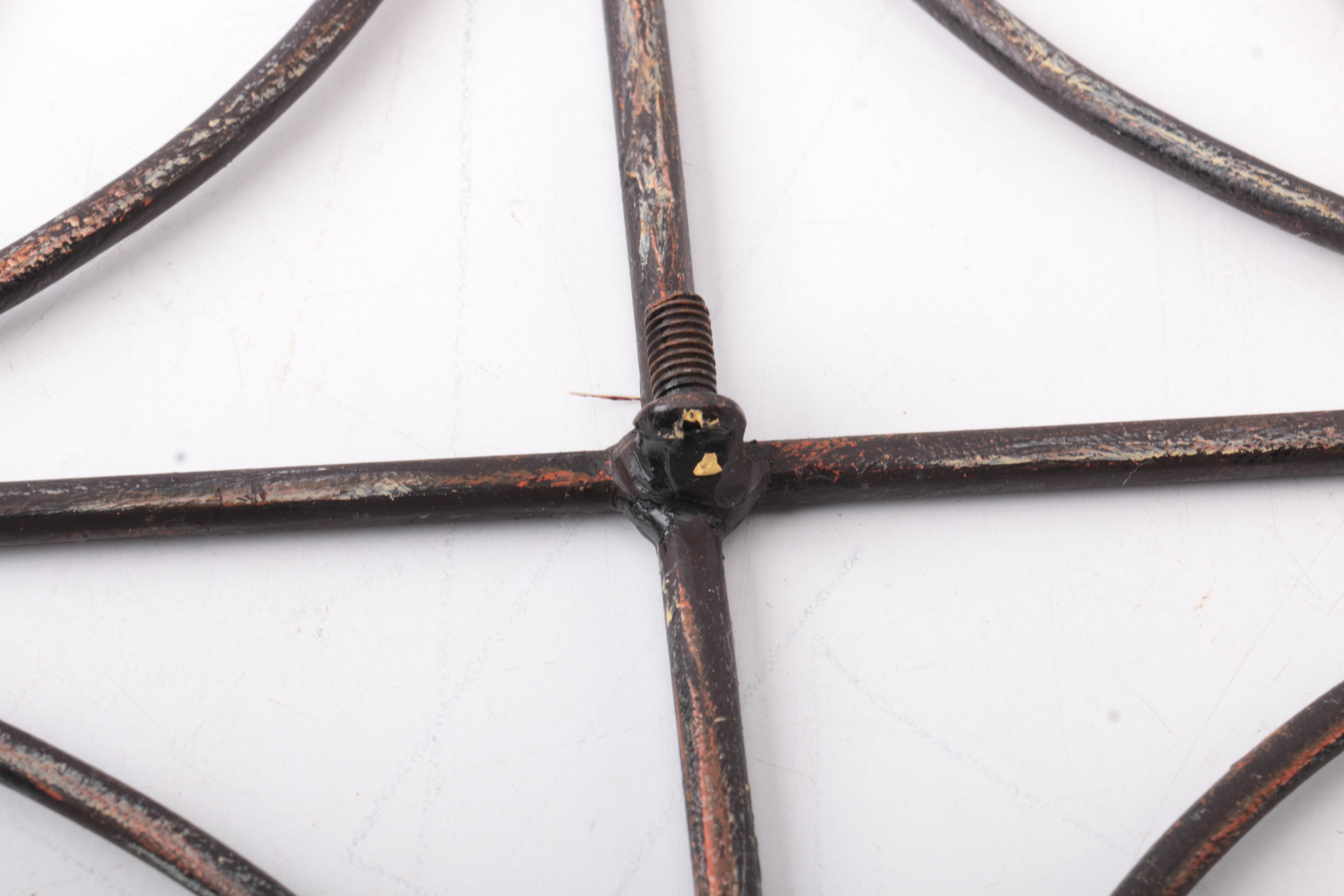 Metal Wall Decor With Glass Vases