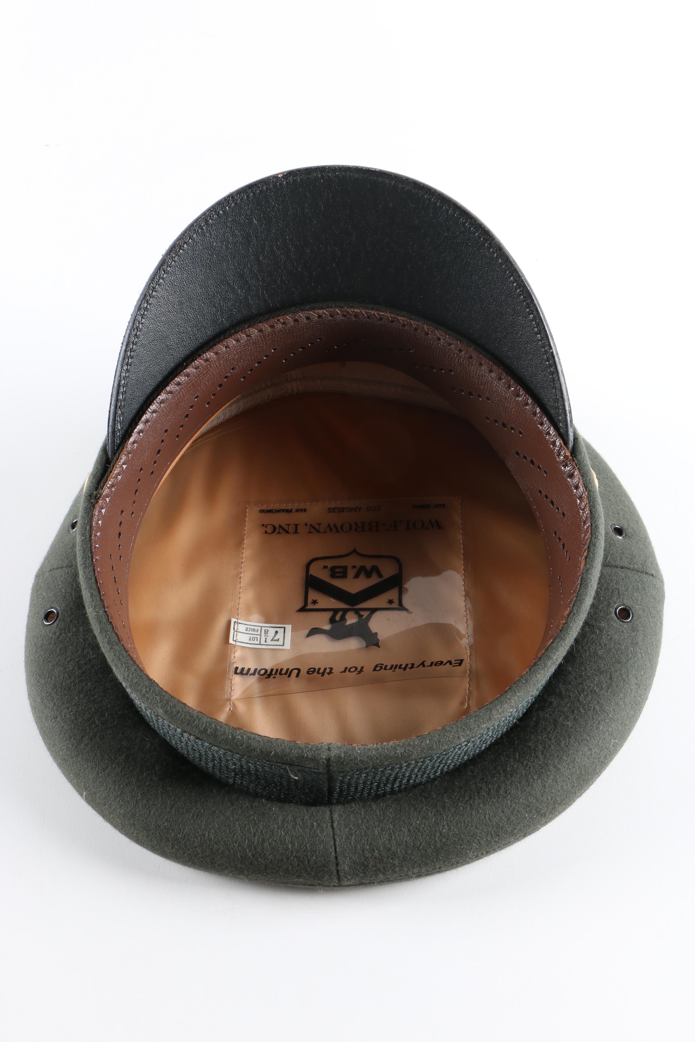 U.S Military Cap And M40 Gas Mask