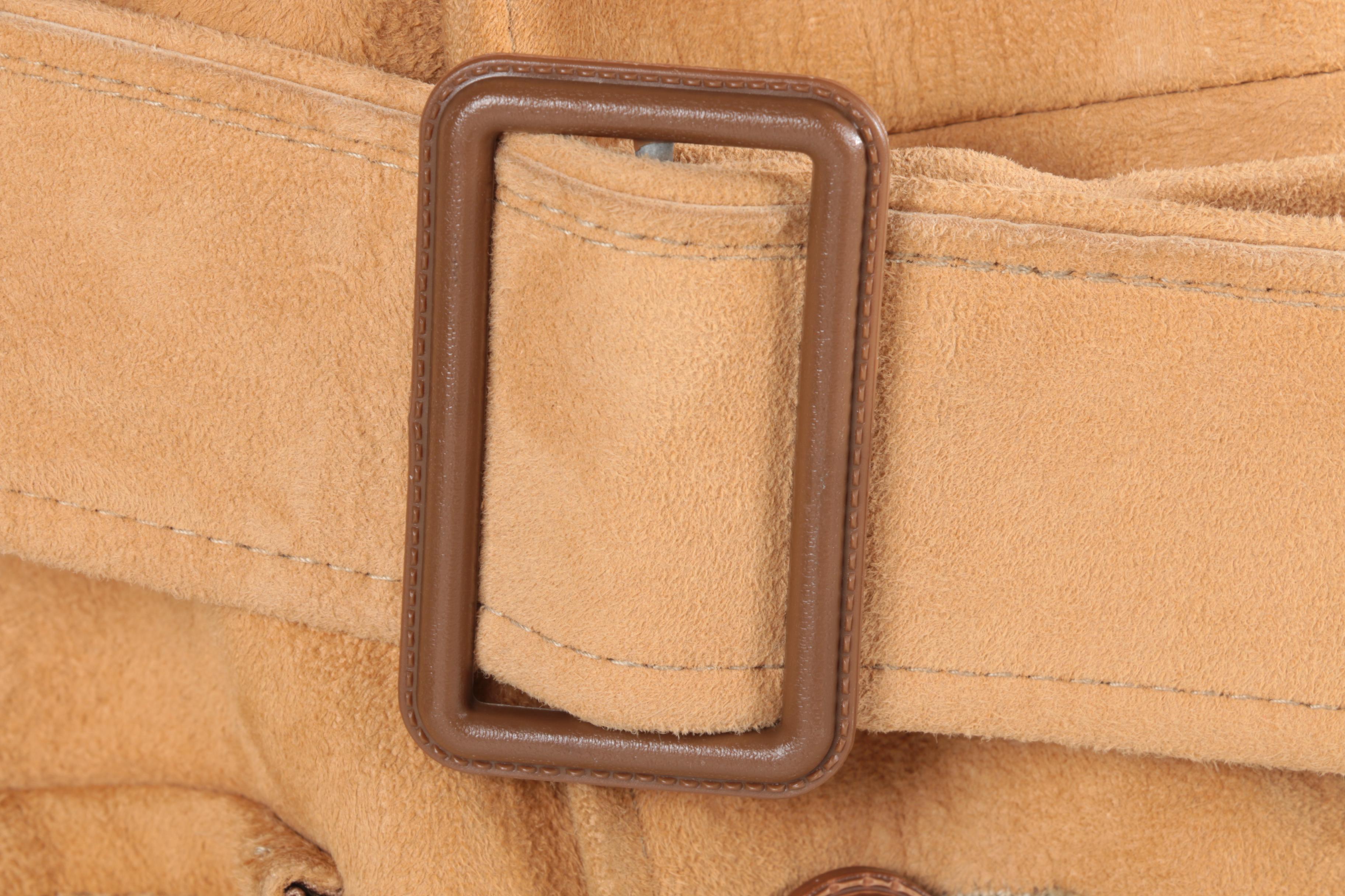 Men's Vintage A Robert Lewis Idea Suede Field Jacket