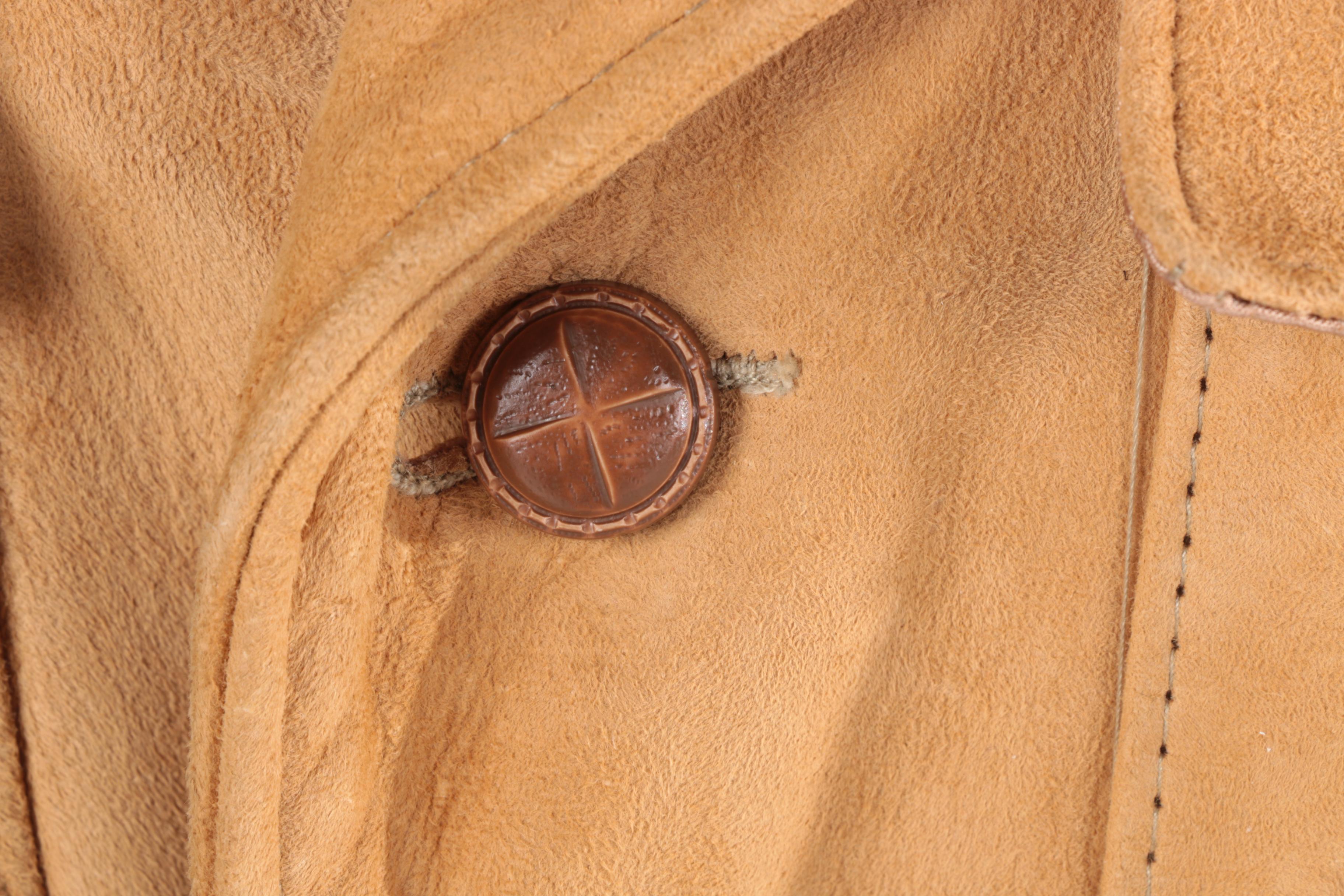 Men's Vintage A Robert Lewis Idea Suede Field Jacket