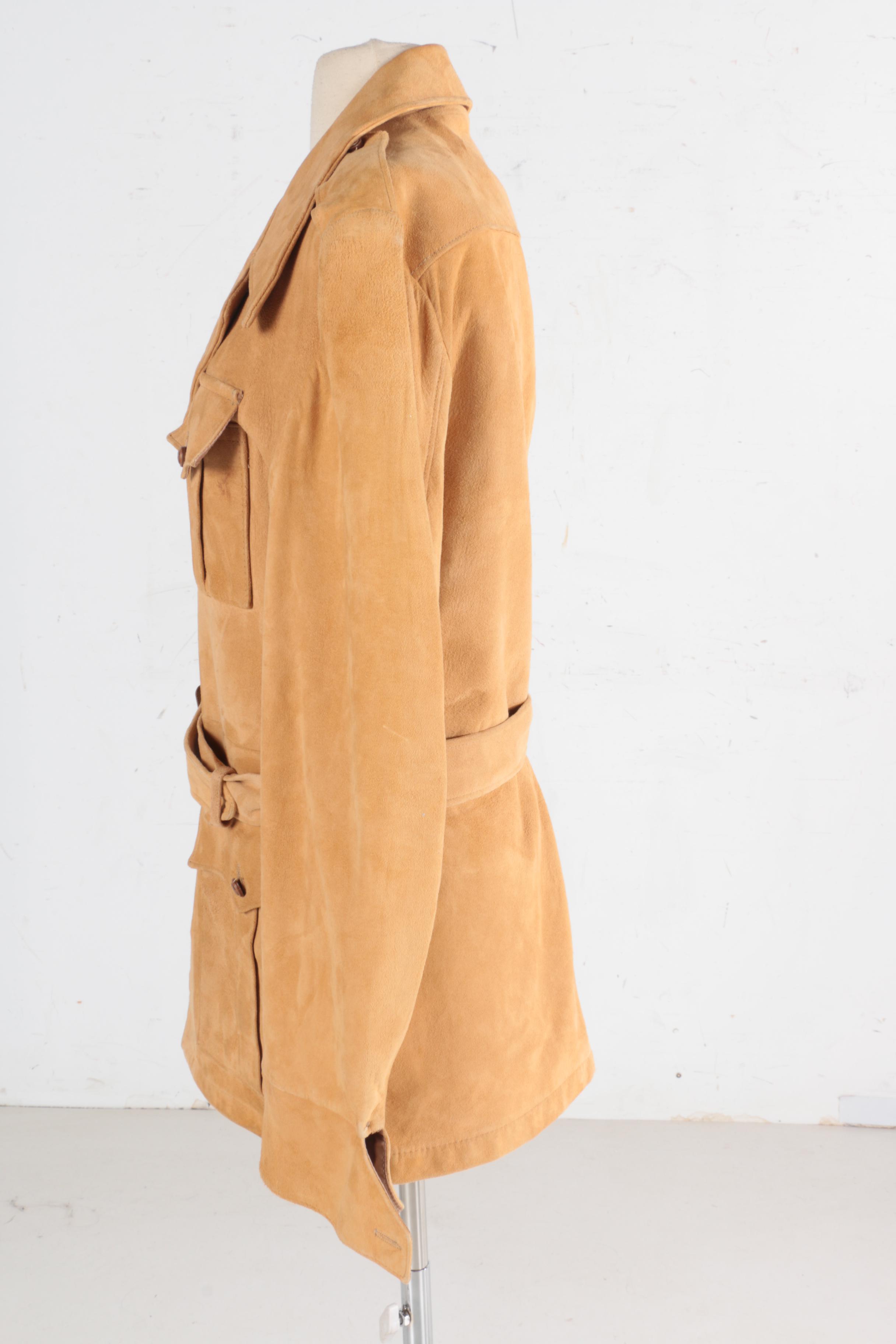 Men's Vintage A Robert Lewis Idea Suede Field Jacket