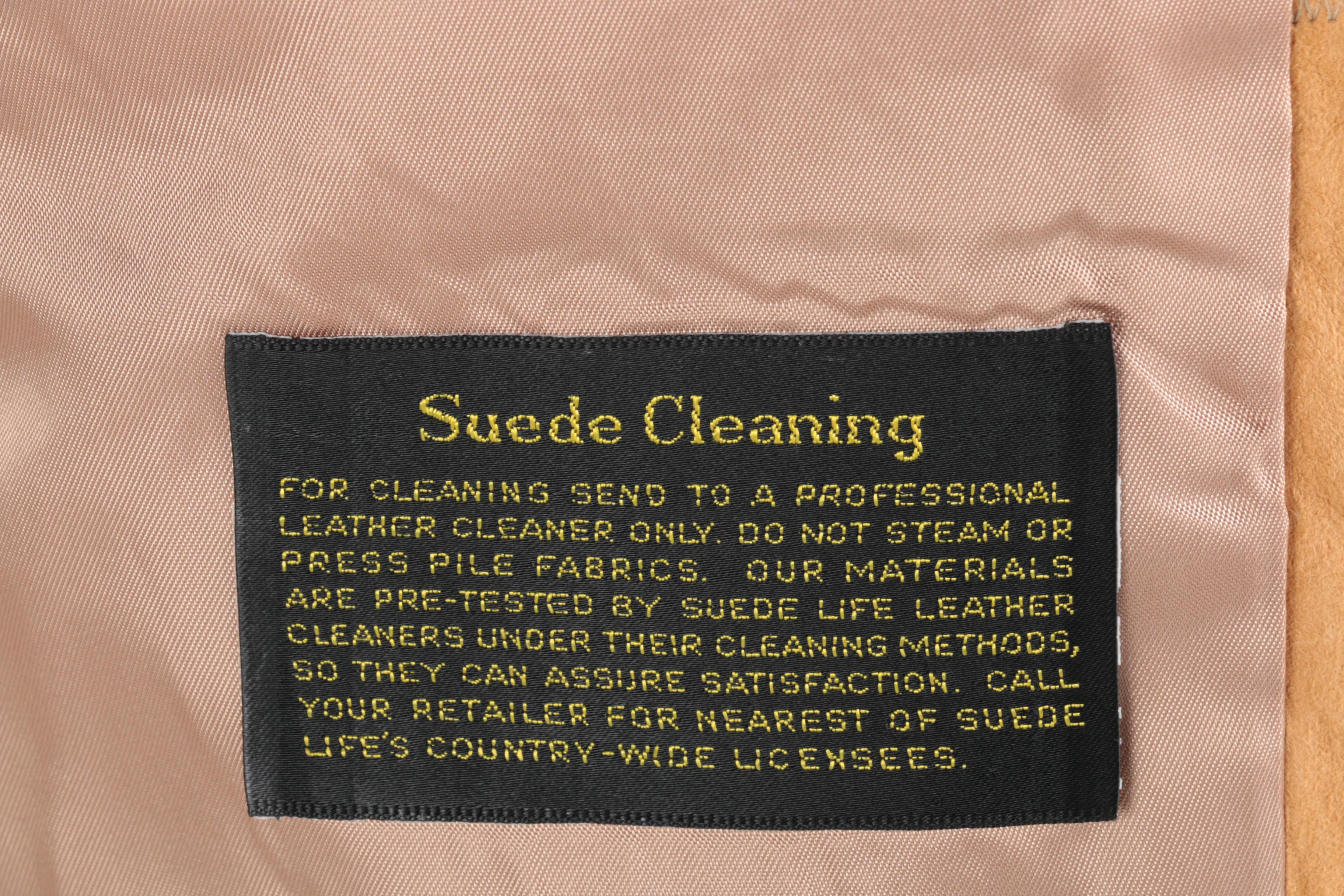 Men's Vintage A Robert Lewis Idea Suede Field Jacket