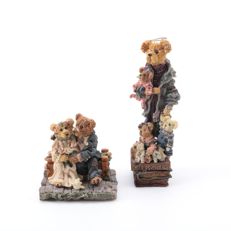 Pair of Boyds Bears & Friends Figurines