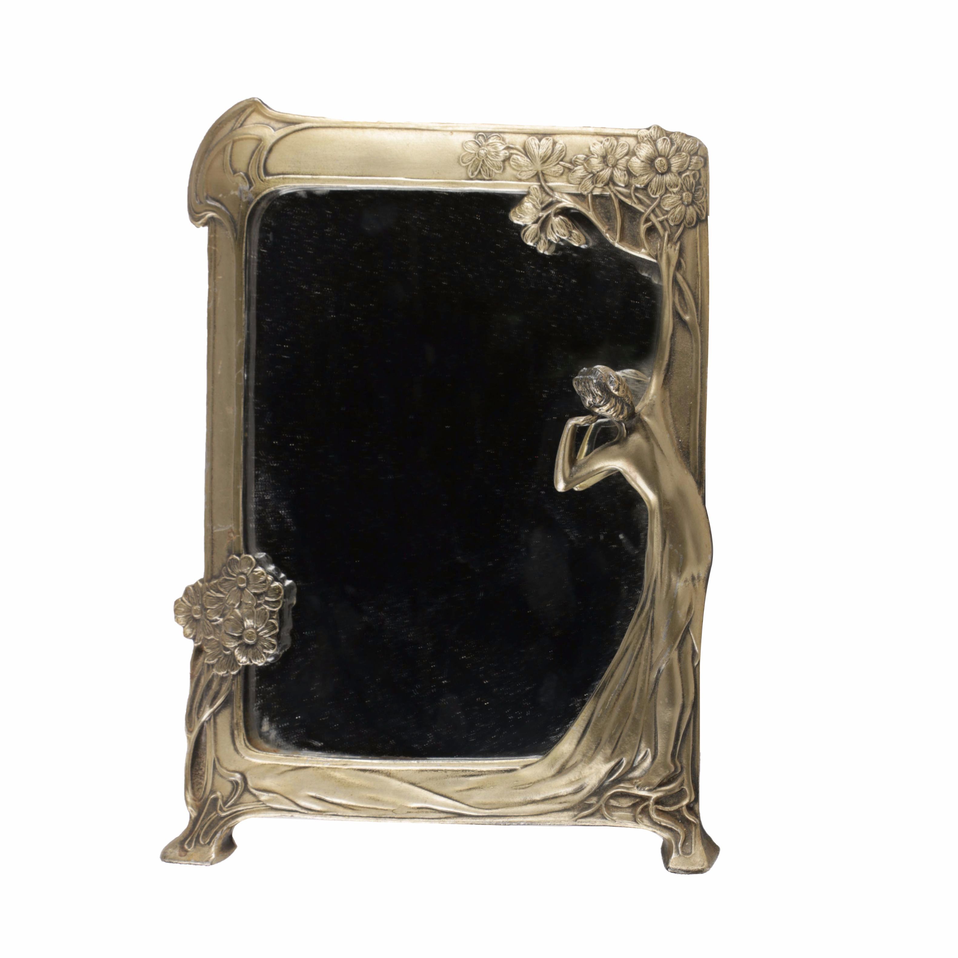 Brass Framed Mirror